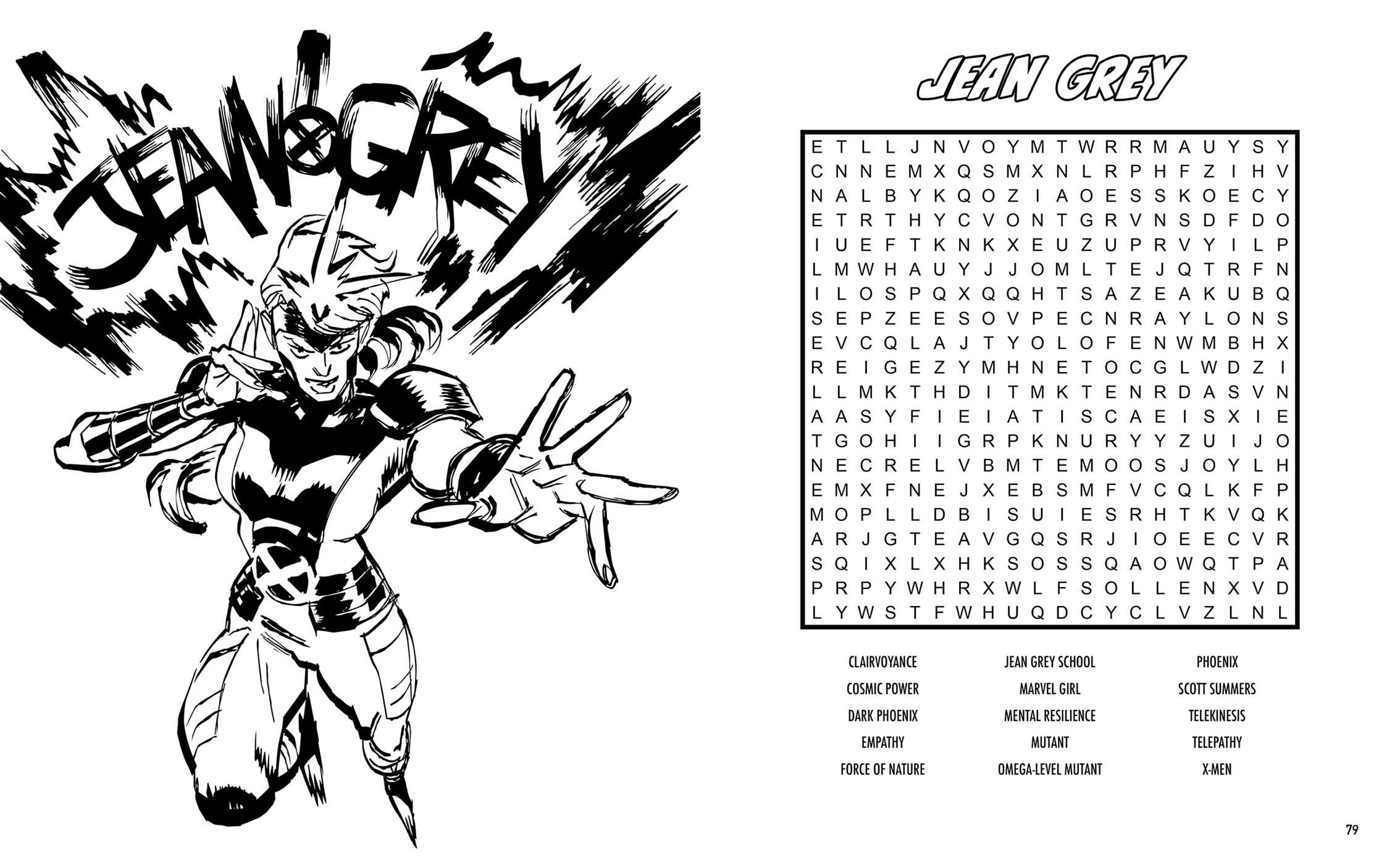 Marvel Word Search, Quips, Quotes and Coloring Book