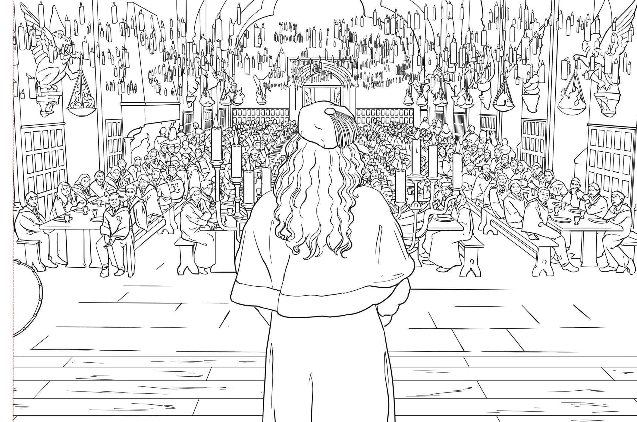 Harry Potter Glow-in-the-Dark Coloring Book
