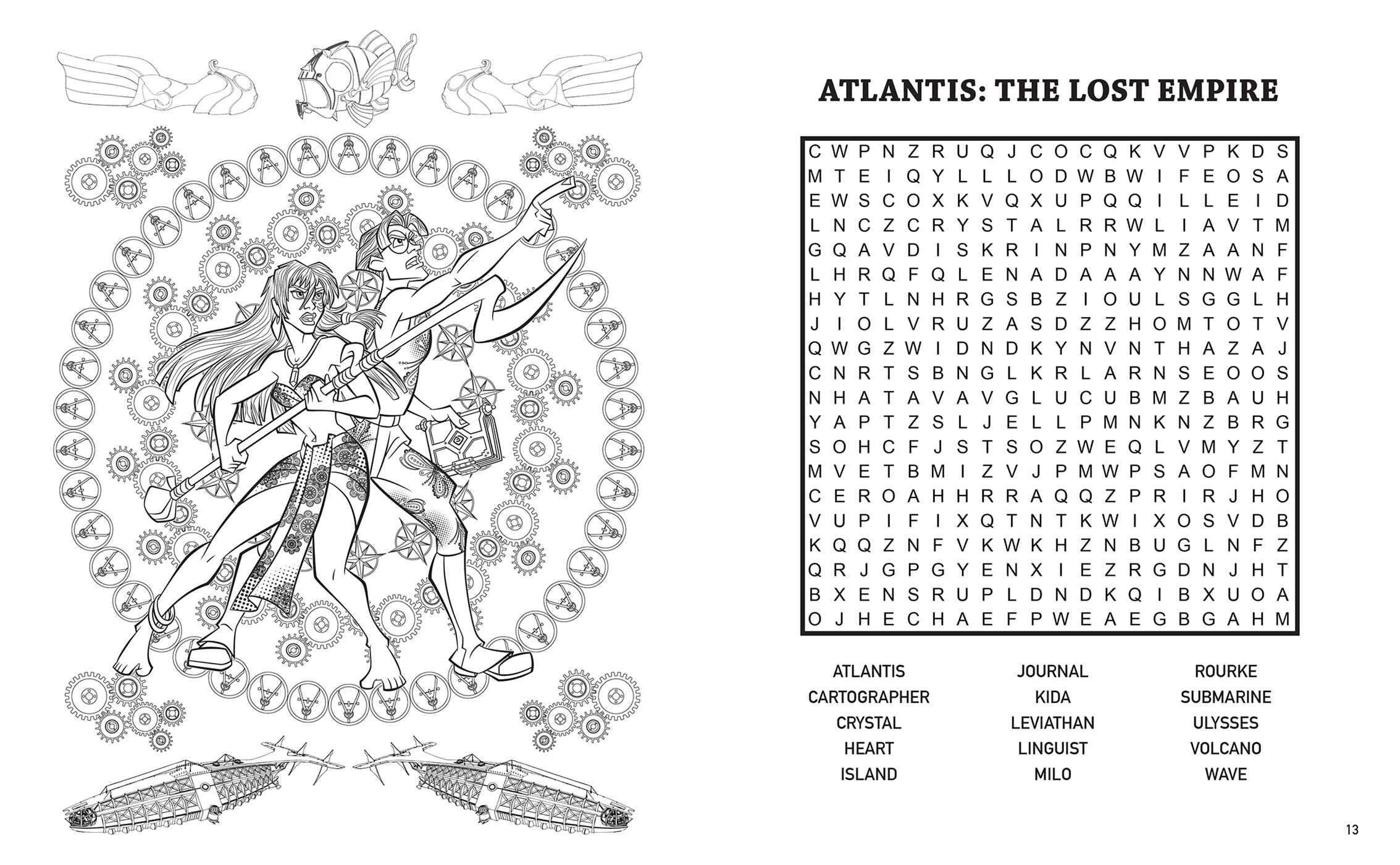 Disney Word Search, Quips, Quotes and Coloring Book