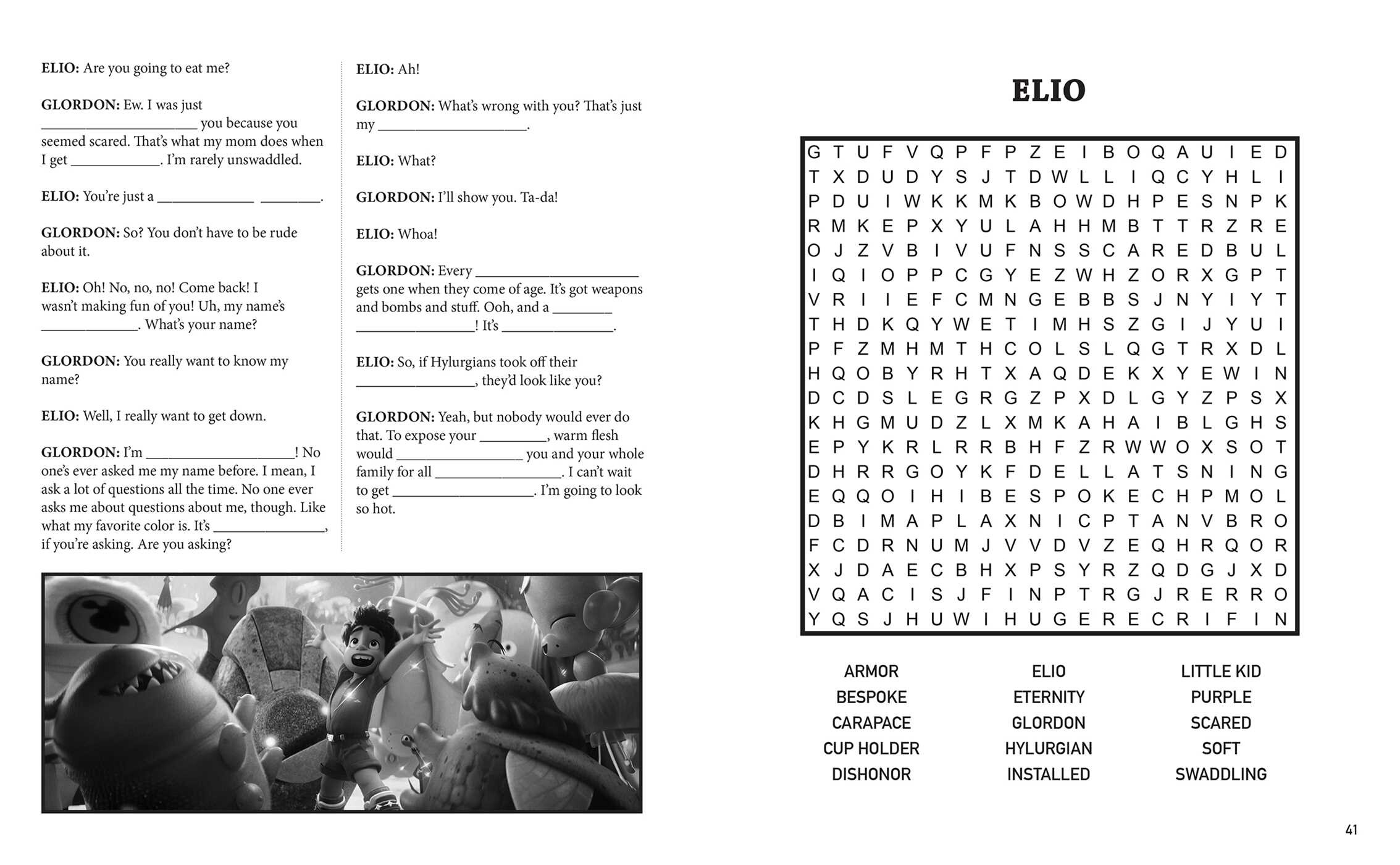Disney Word Search, Quips, Quotes and Coloring Book