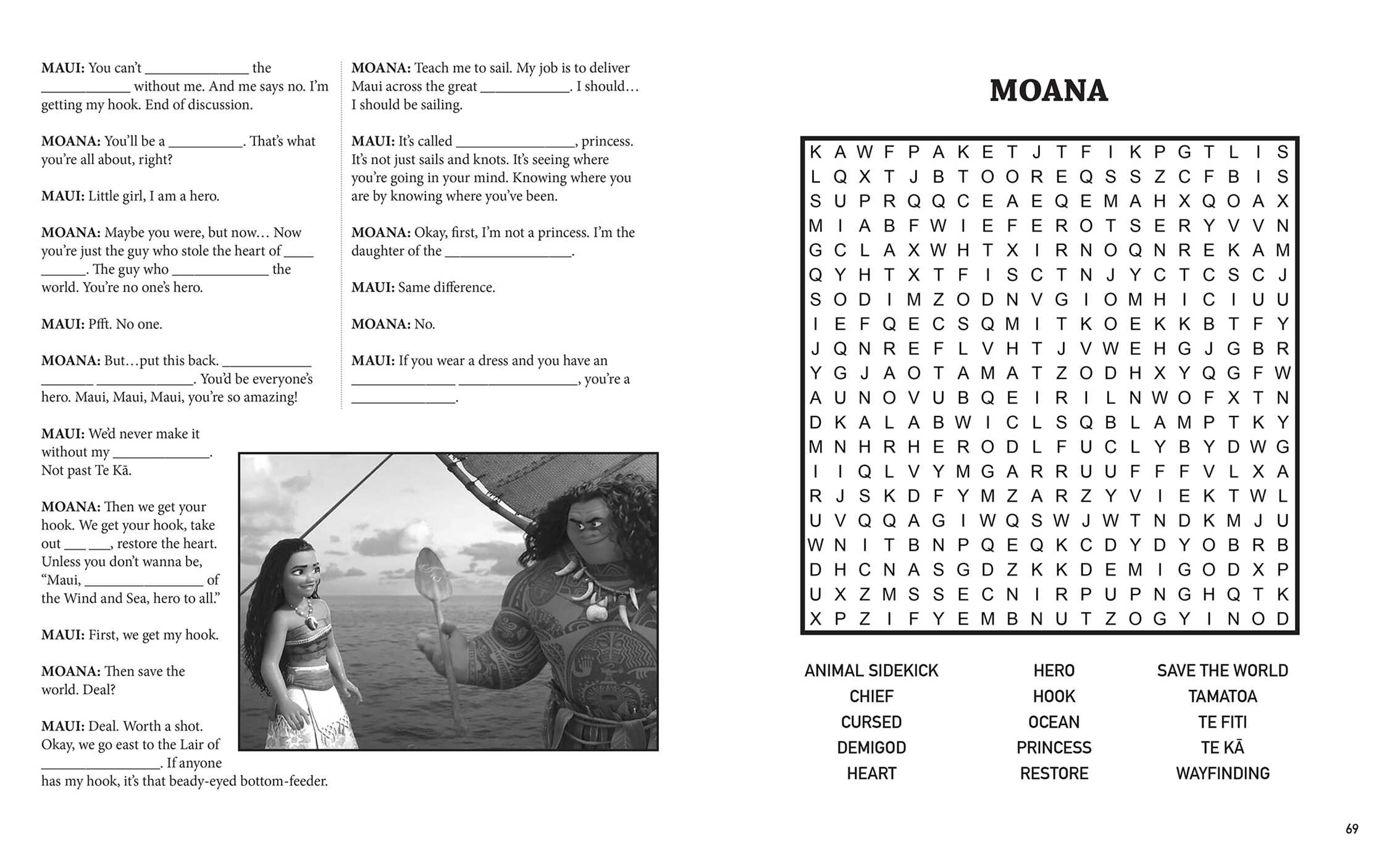 Disney Word Search, Quips, Quotes and Coloring Book