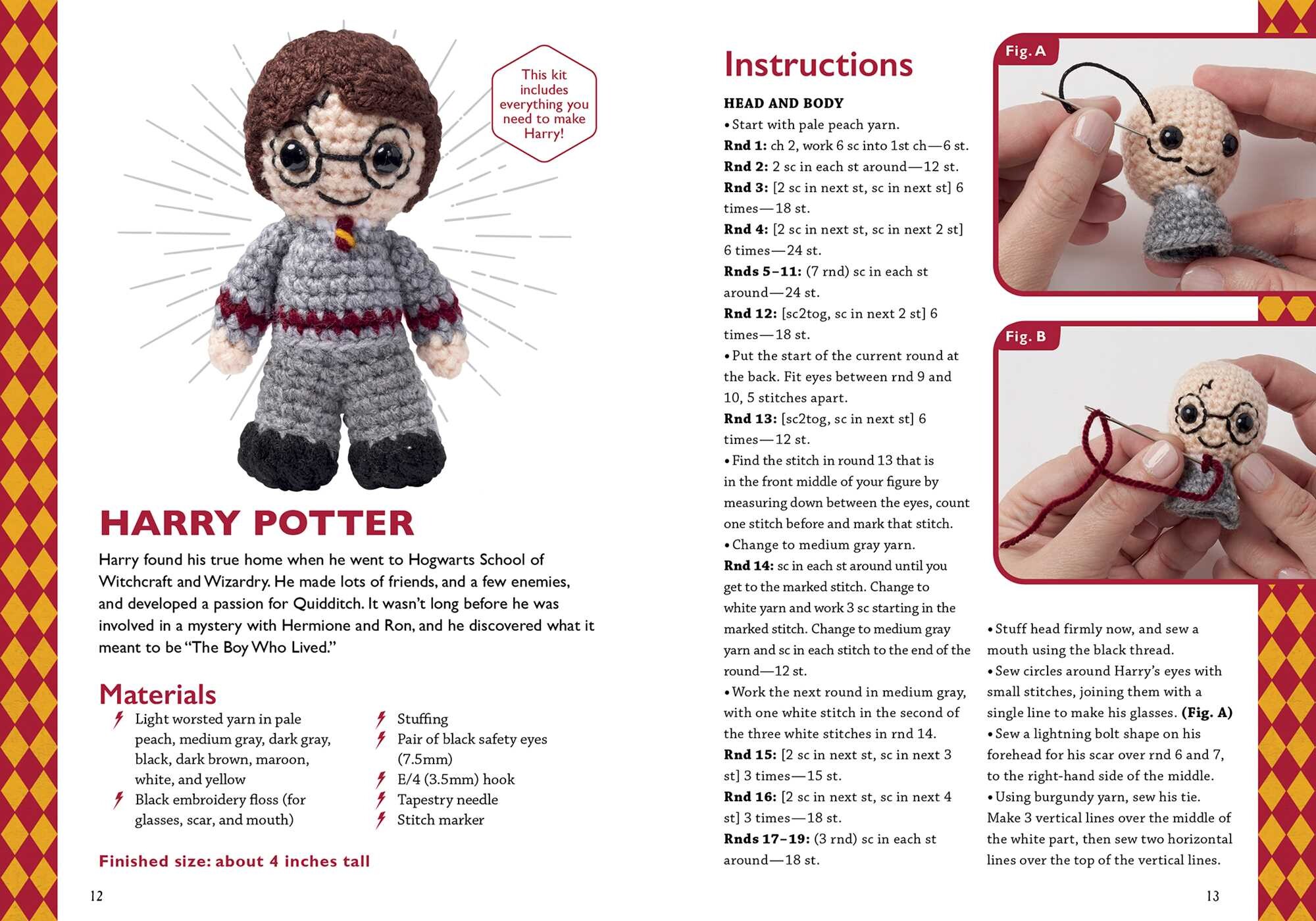 Harry Potter Crochet Harry