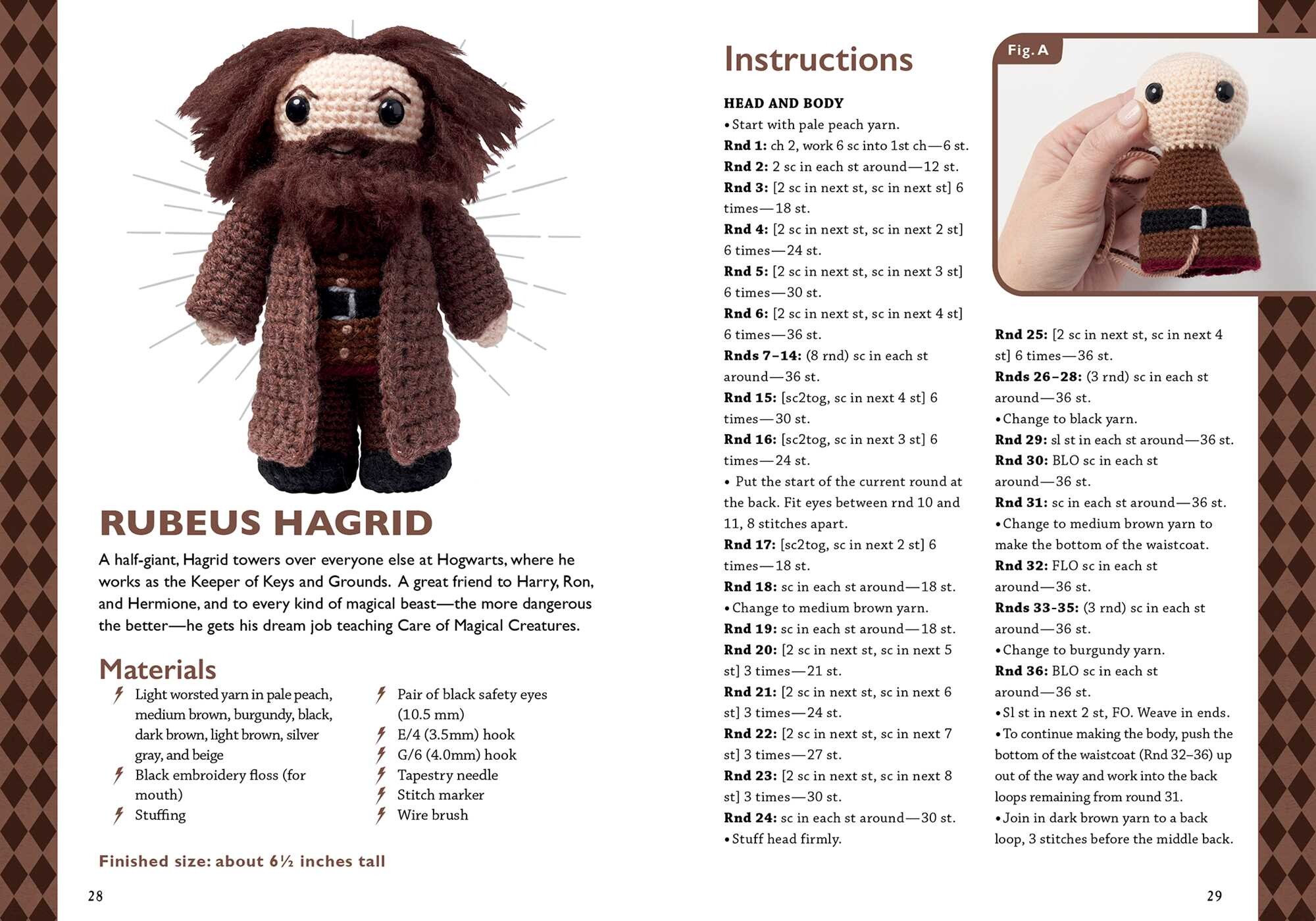 Harry Potter Crochet Dumbledore