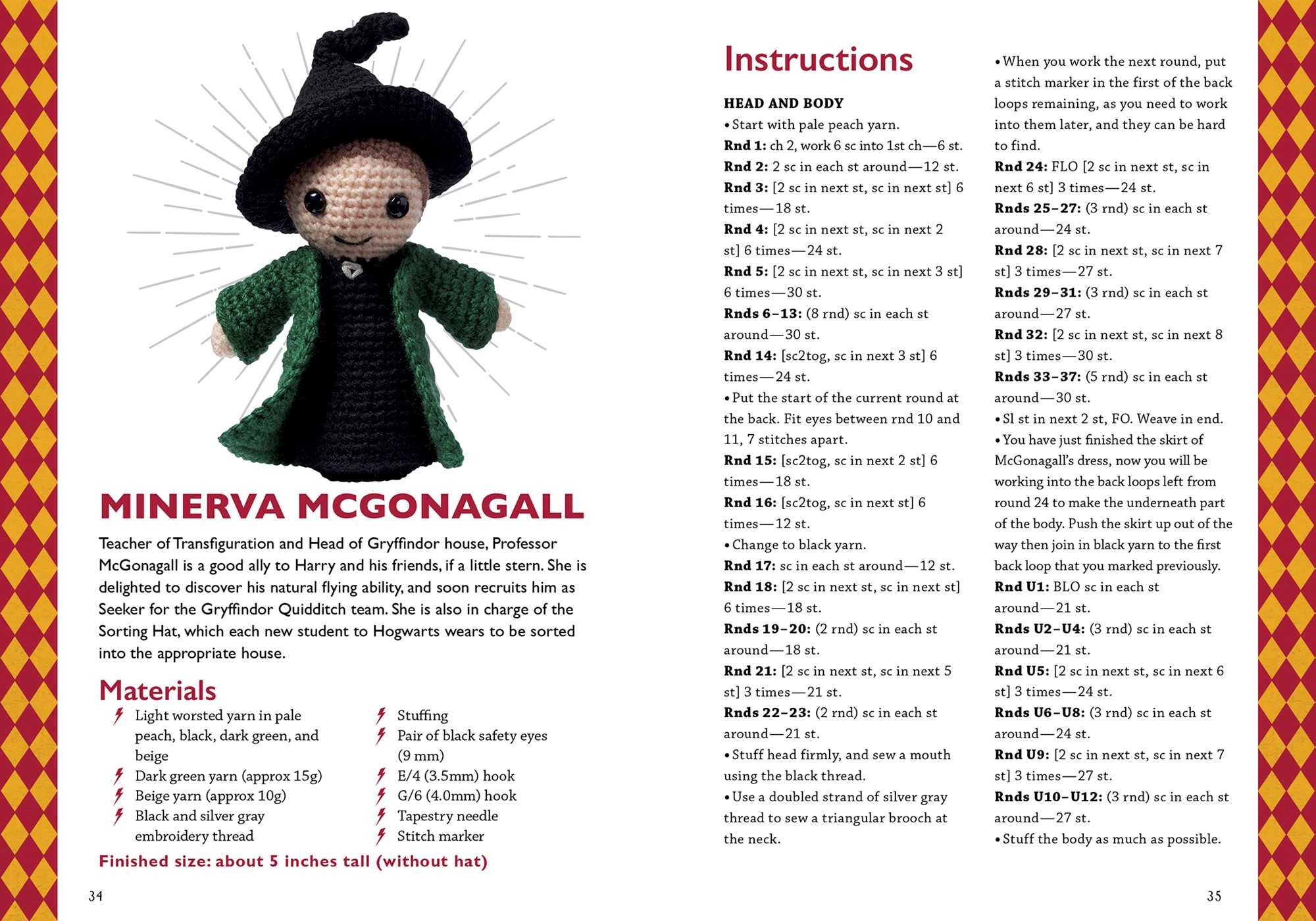 Harry Potter Crochet Dumbledore