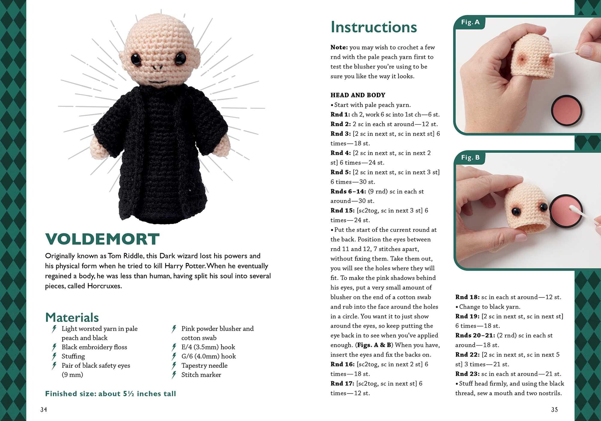 Harry Potter Crochet Snape