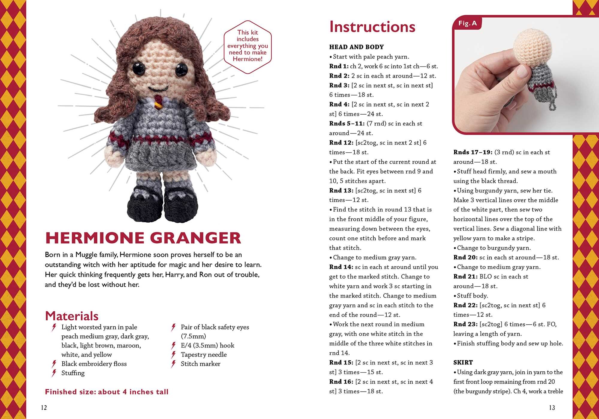 Harry Potter Crochet Hermione
