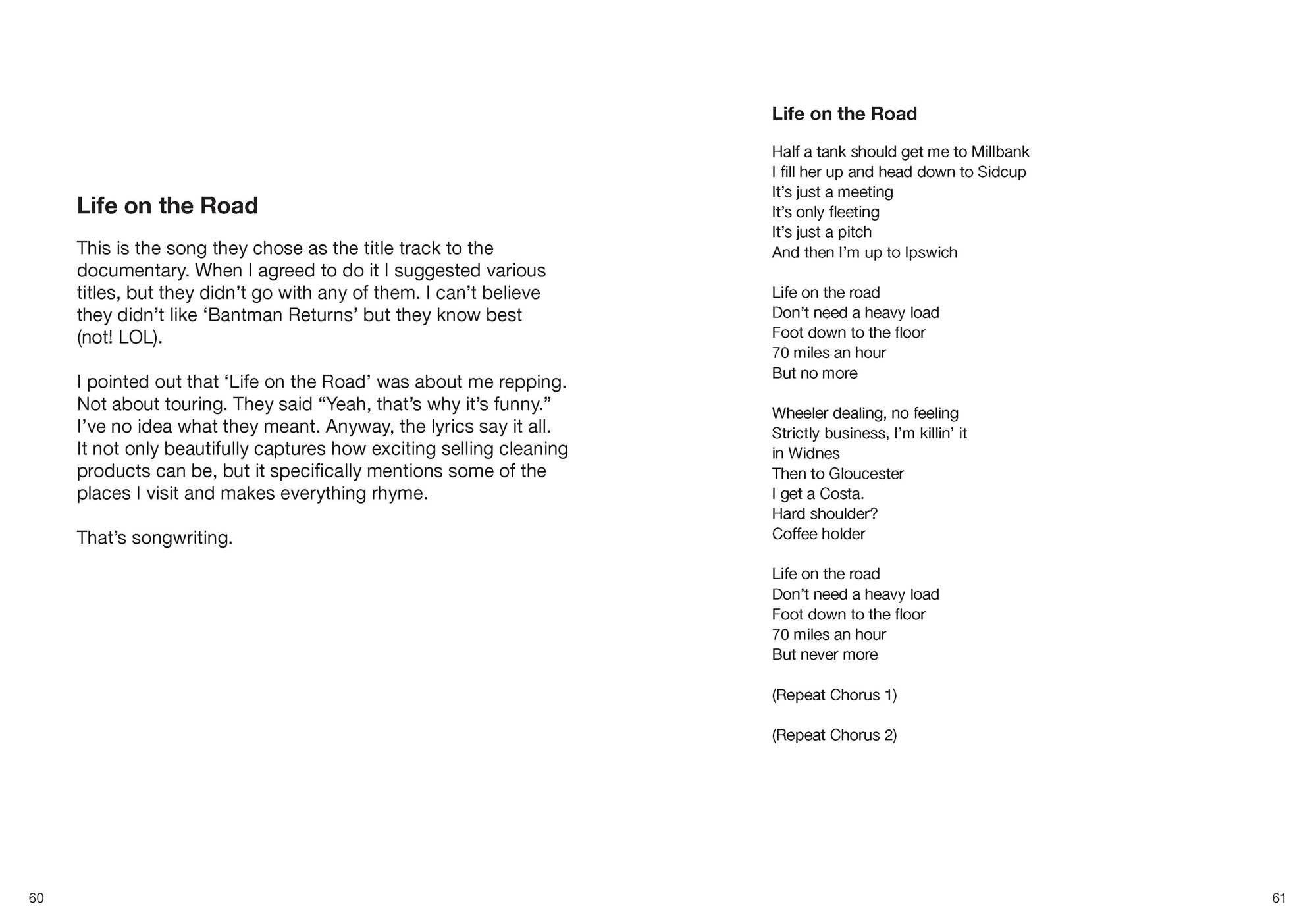 David Brent Songbook