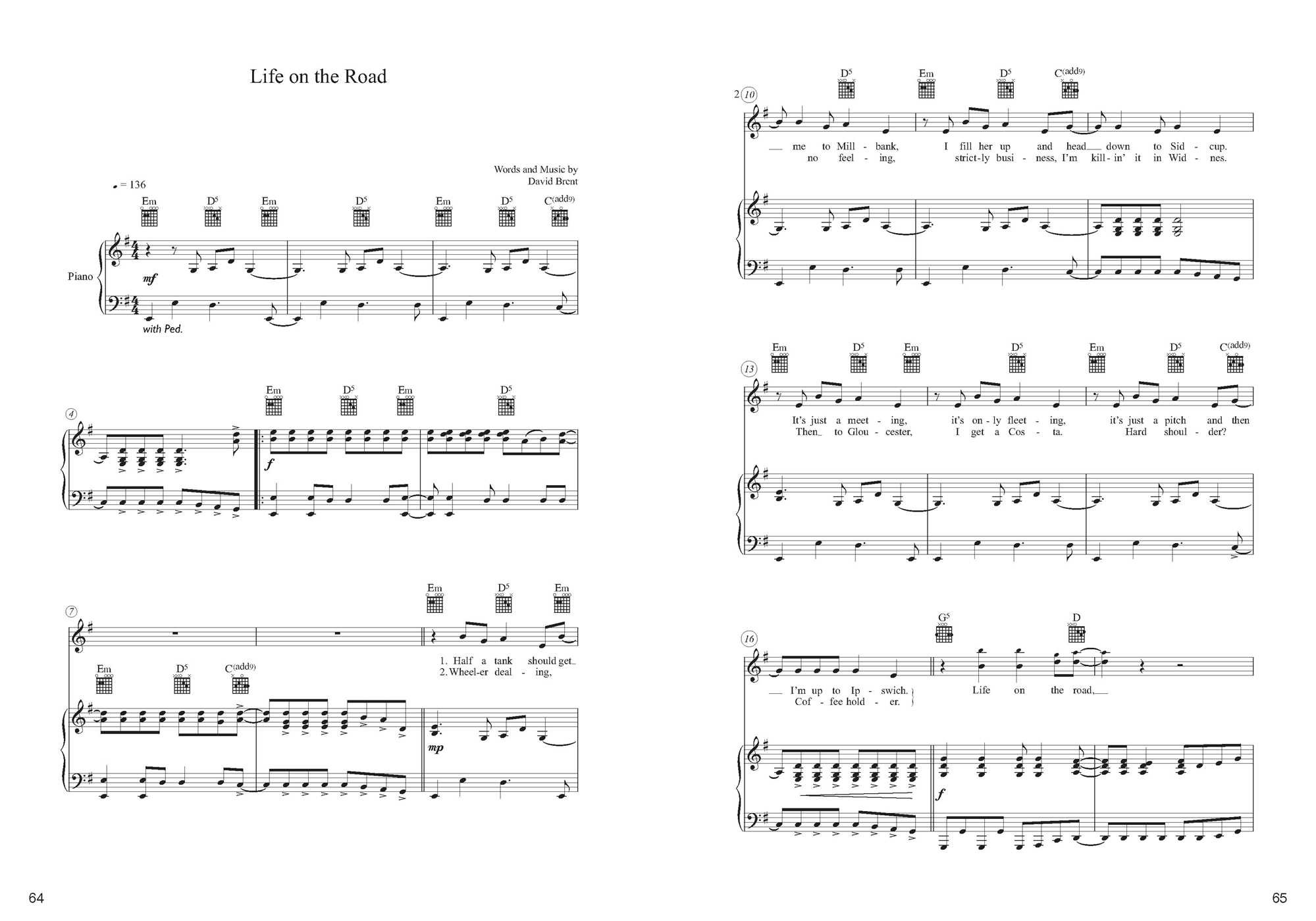 David Brent Songbook