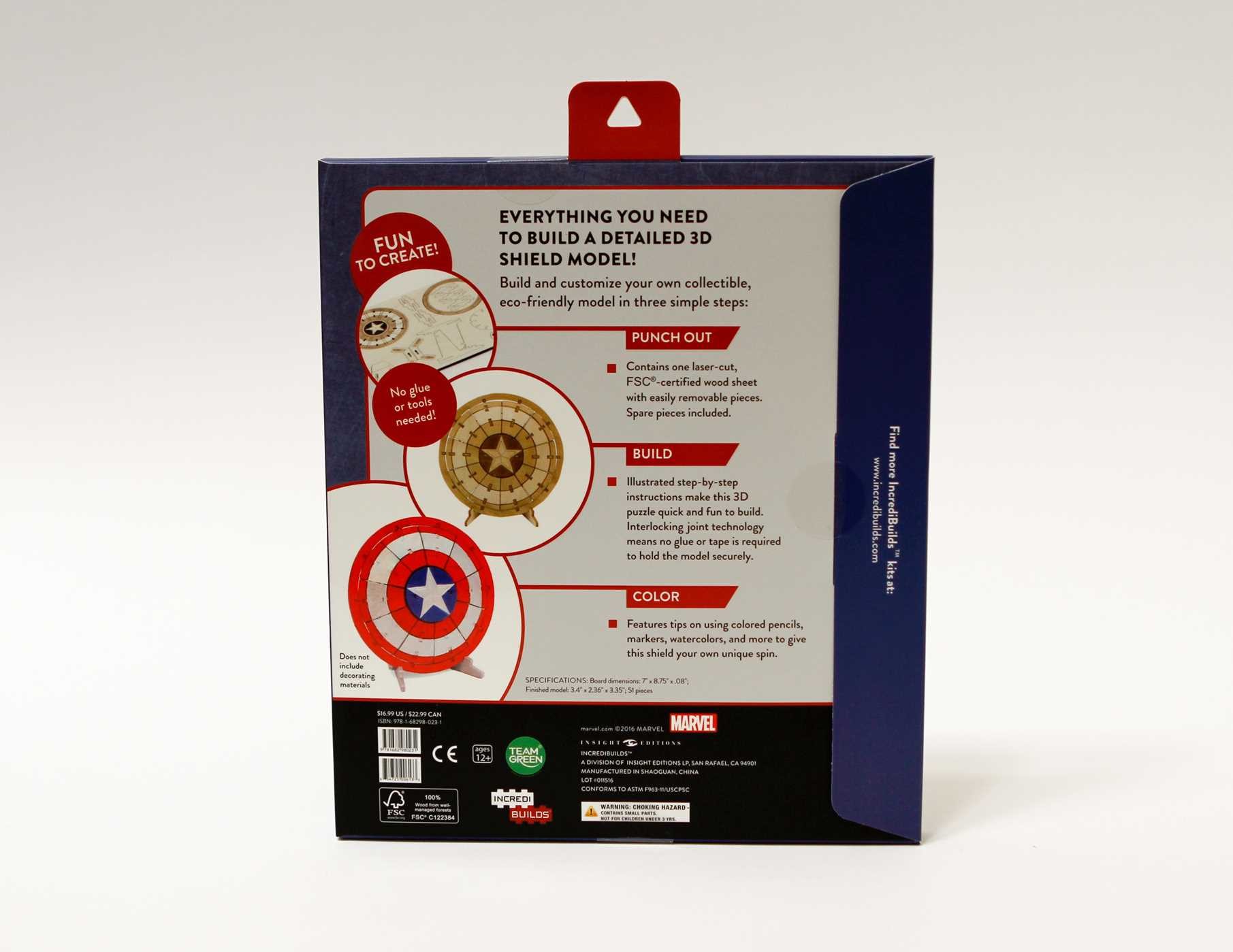 IncrediBuilds: Marvel's Captain America: Civil War 3D Wood Model