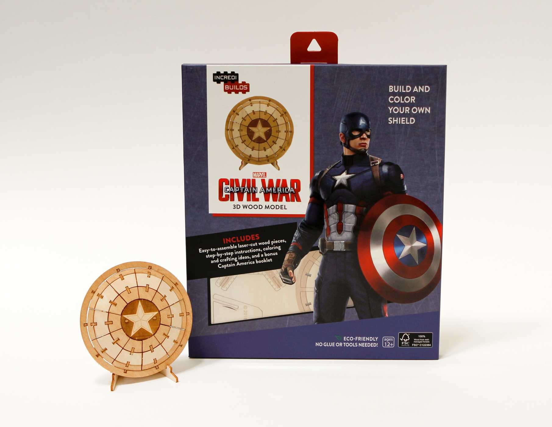 IncrediBuilds: Marvel's Captain America: Civil War 3D Wood Model