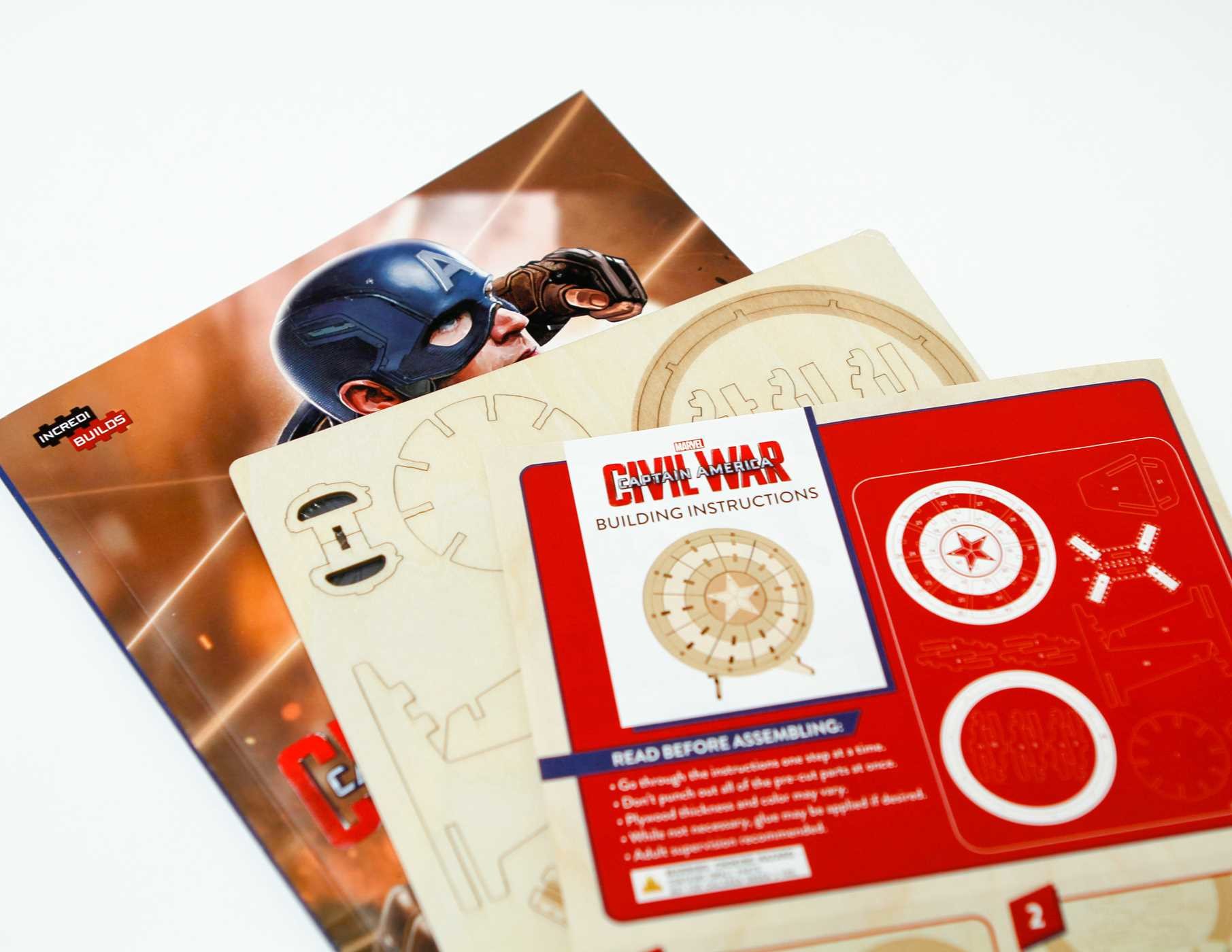 IncrediBuilds: Marvel's Captain America: Civil War 3D Wood Model