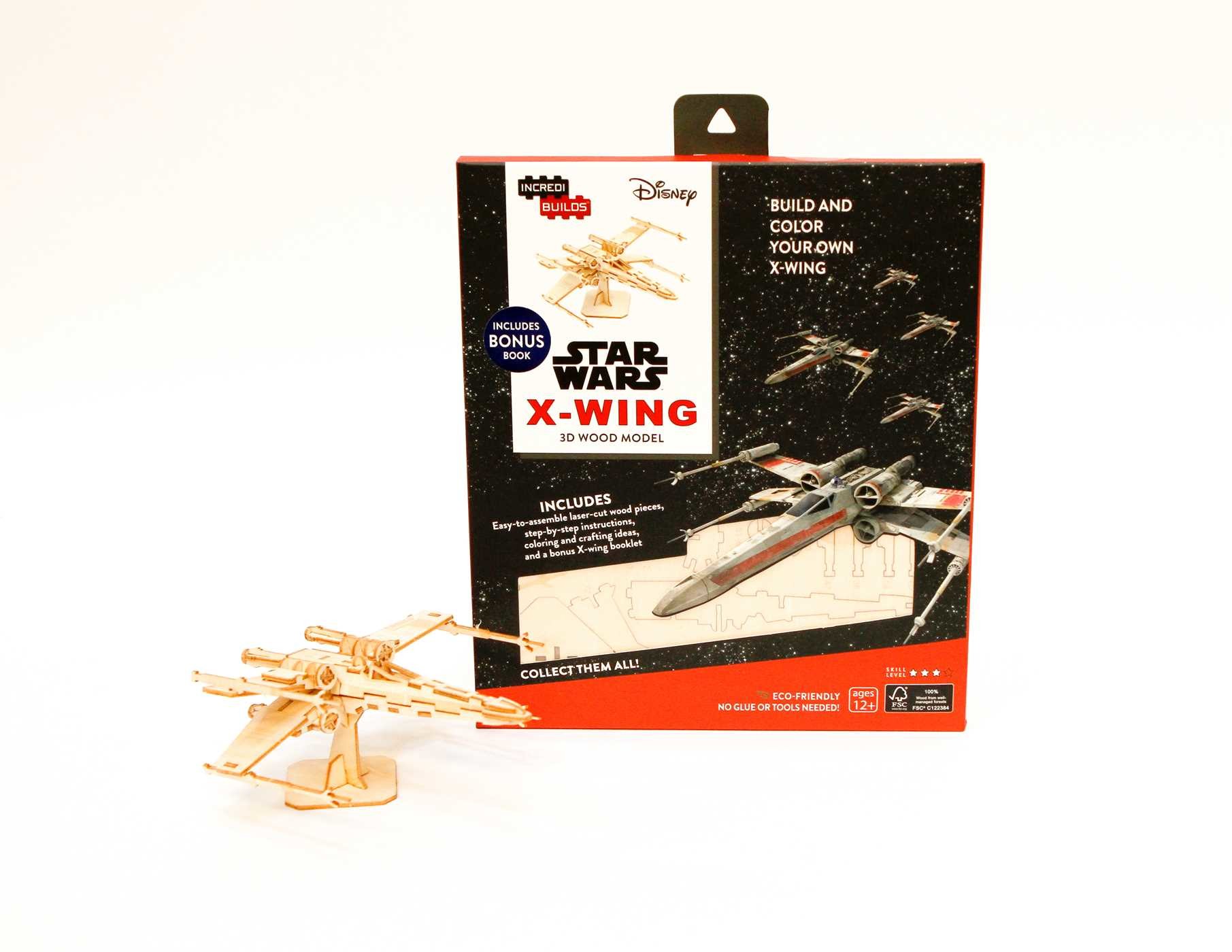 IncrediBuilds: Star Wars: X-Wing 3D Wood Model