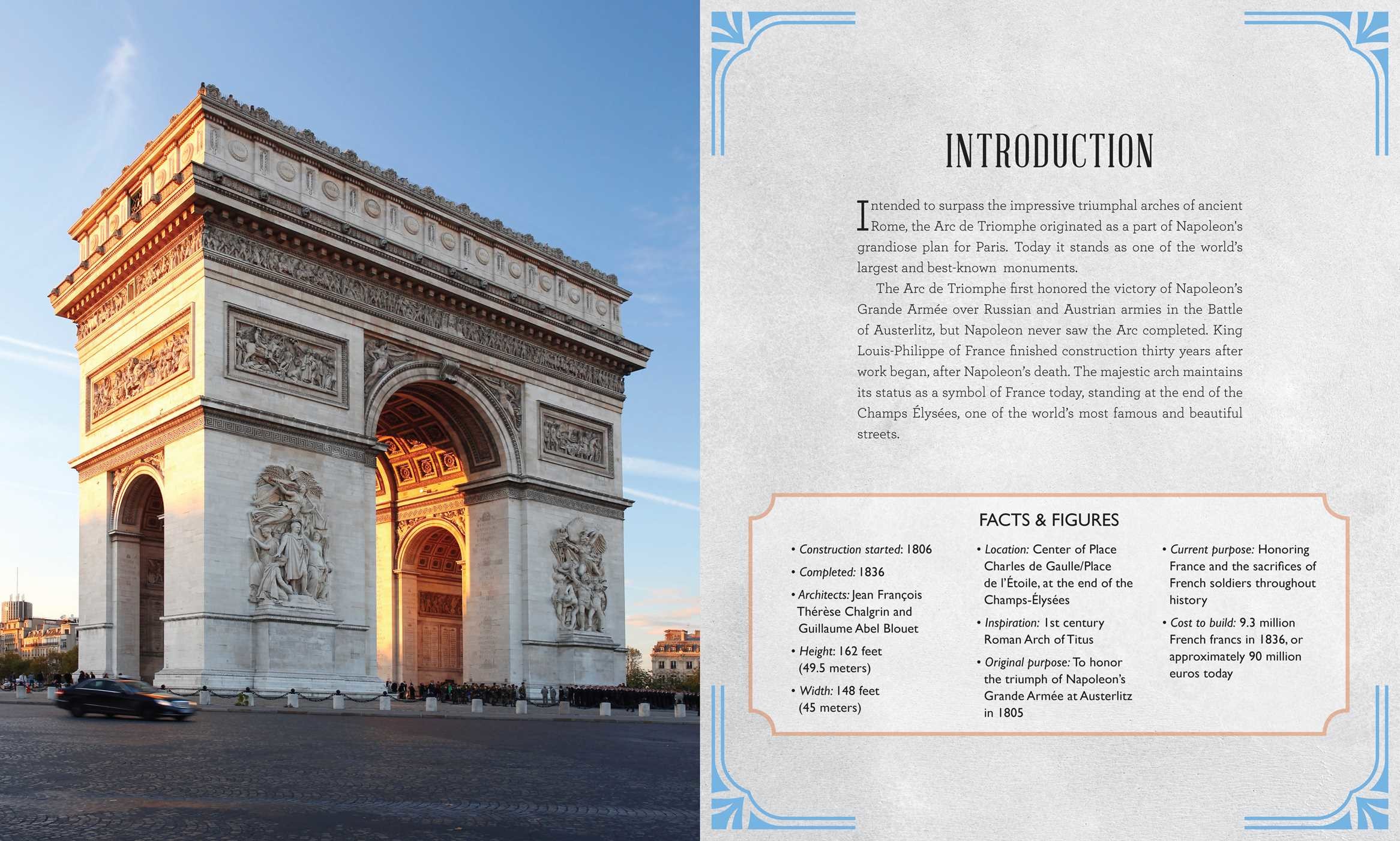IncrediBuilds: Paris: Arc de Triomphe Deluxe Model and Book Set
