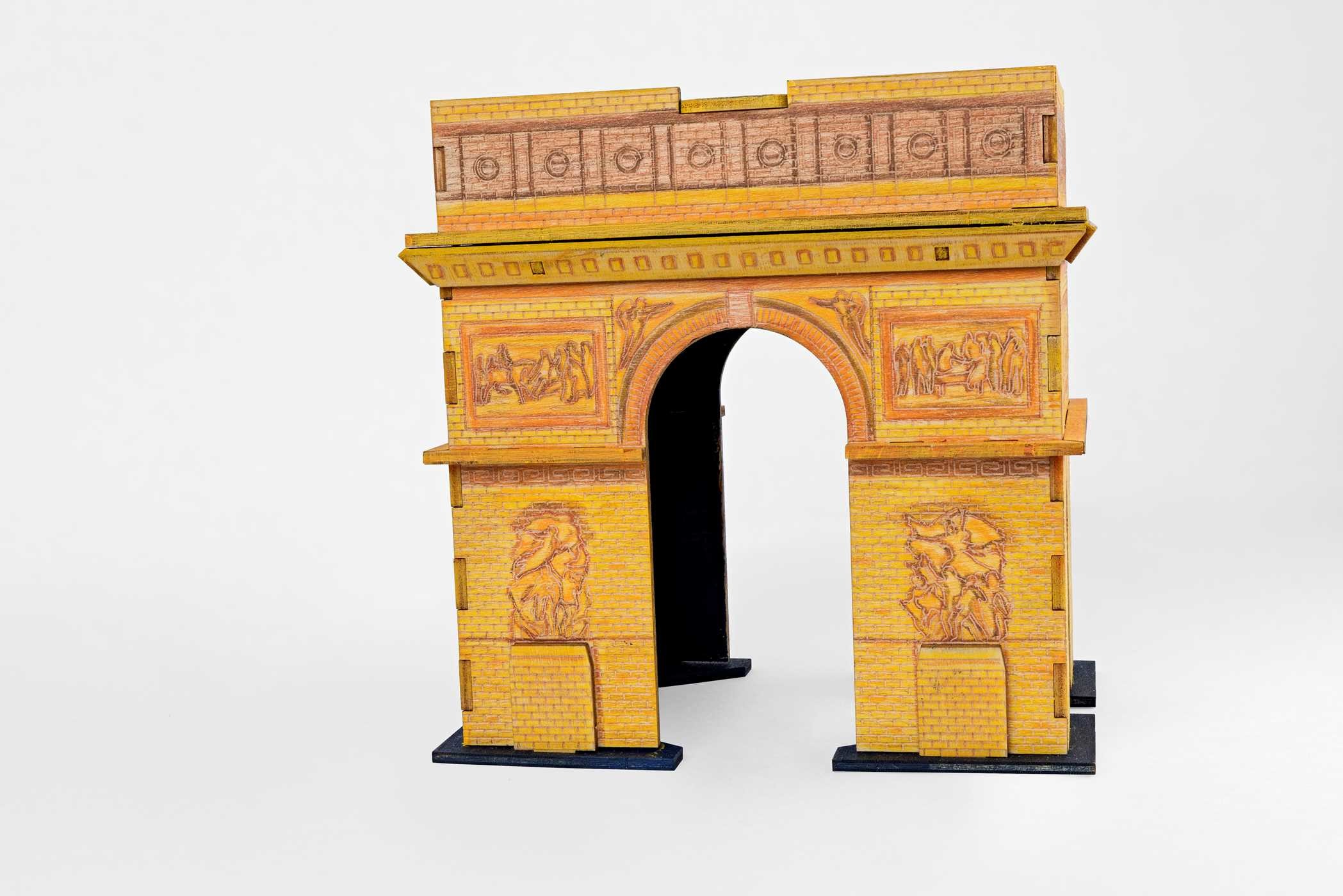 IncrediBuilds: Paris: Arc de Triomphe Deluxe Model and Book Set