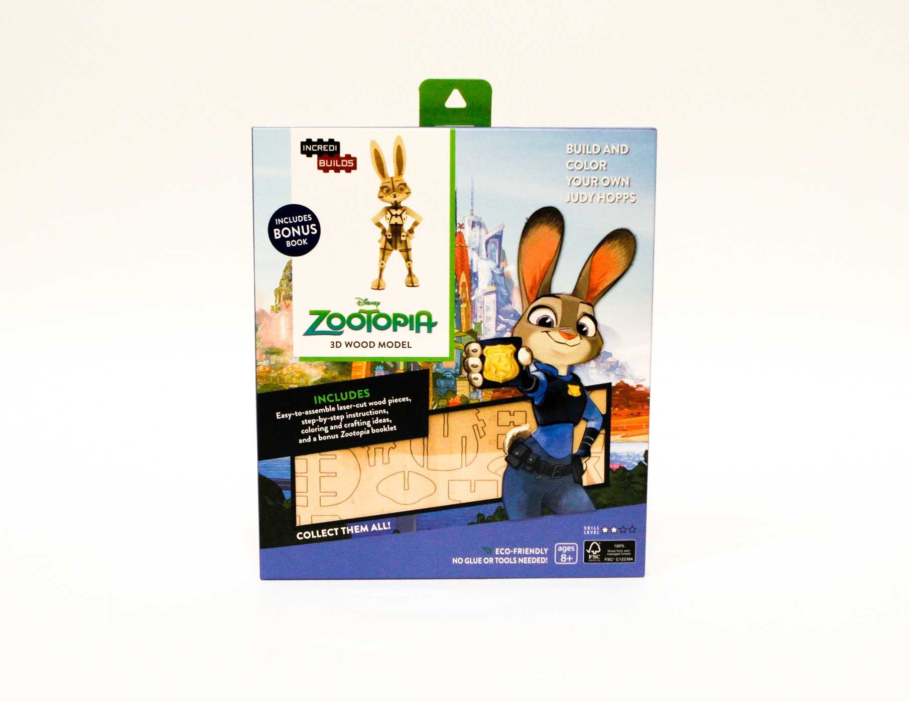 IncrediBuilds: Disney: Zootopia 3D Wood Model