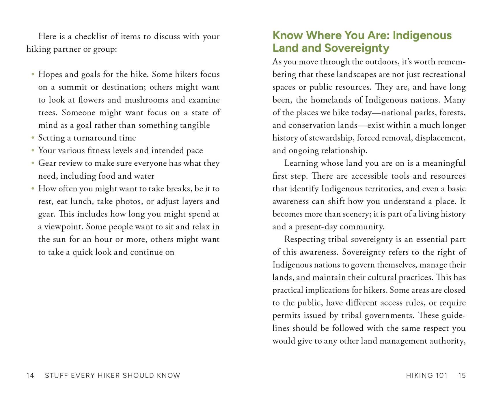 Stuff Every Hiker Should Know