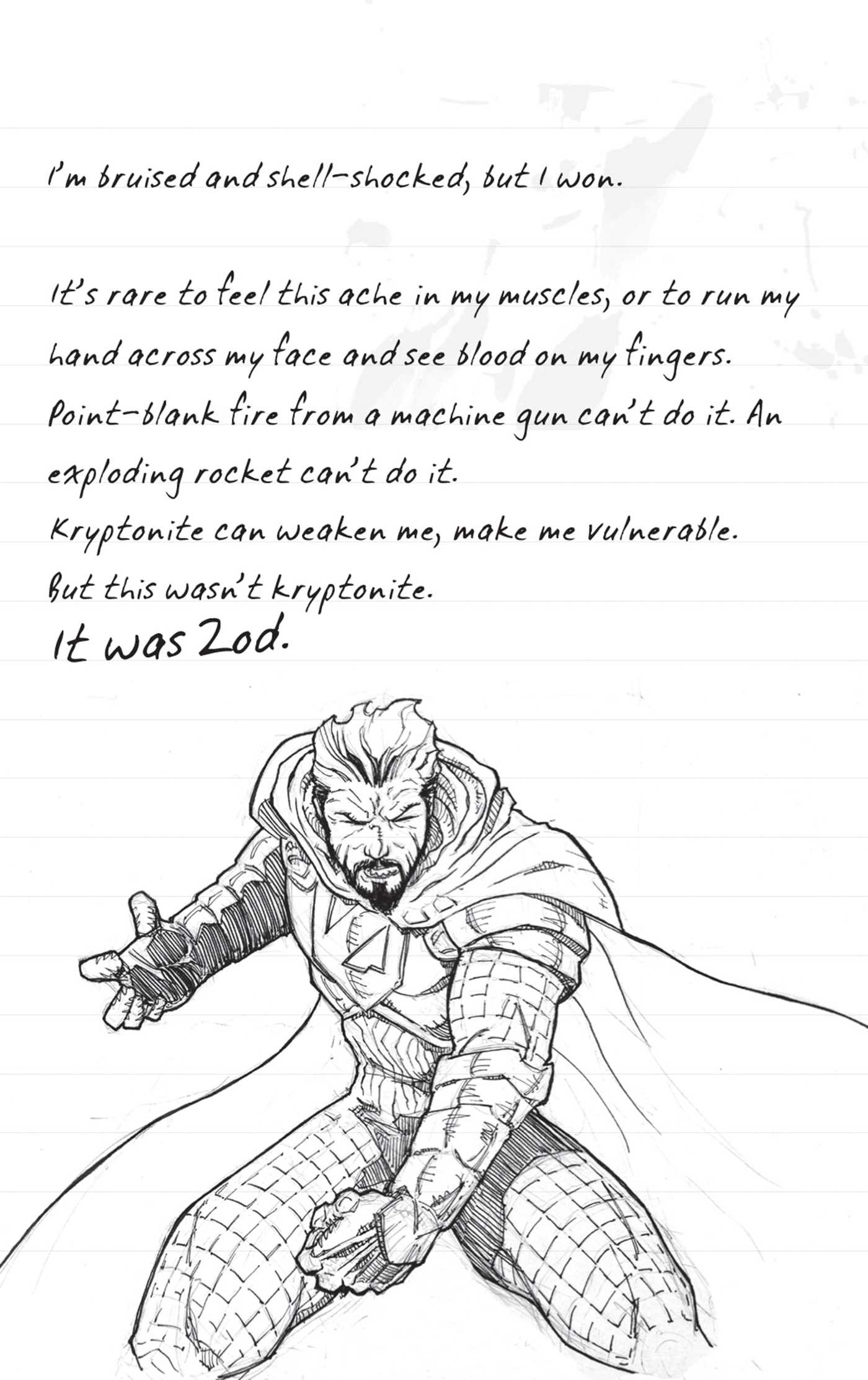 Superman Ruled Pocket Journal
