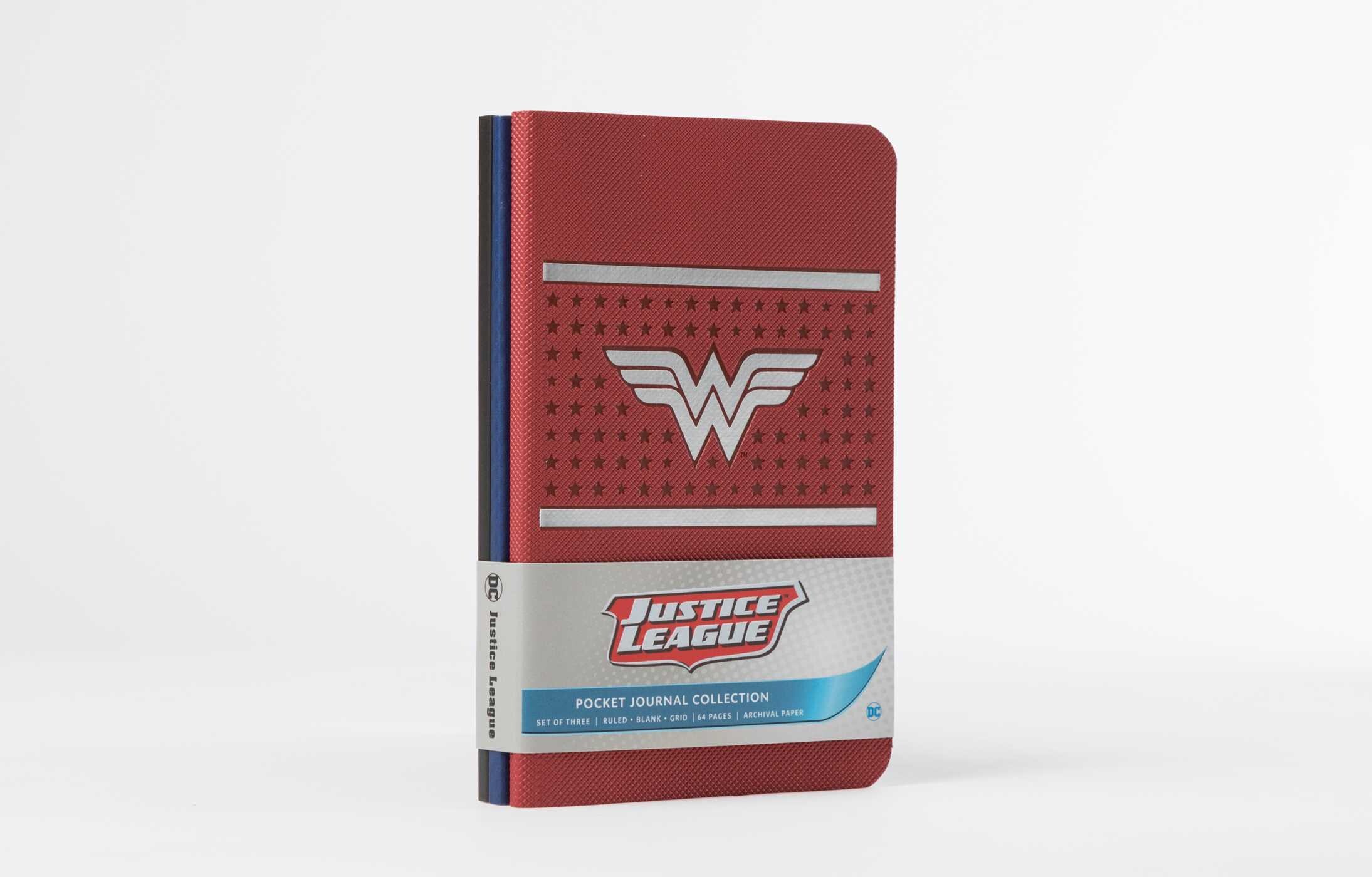 DC Comics Justice League Pocket Journal Collection (Set of 3) Book