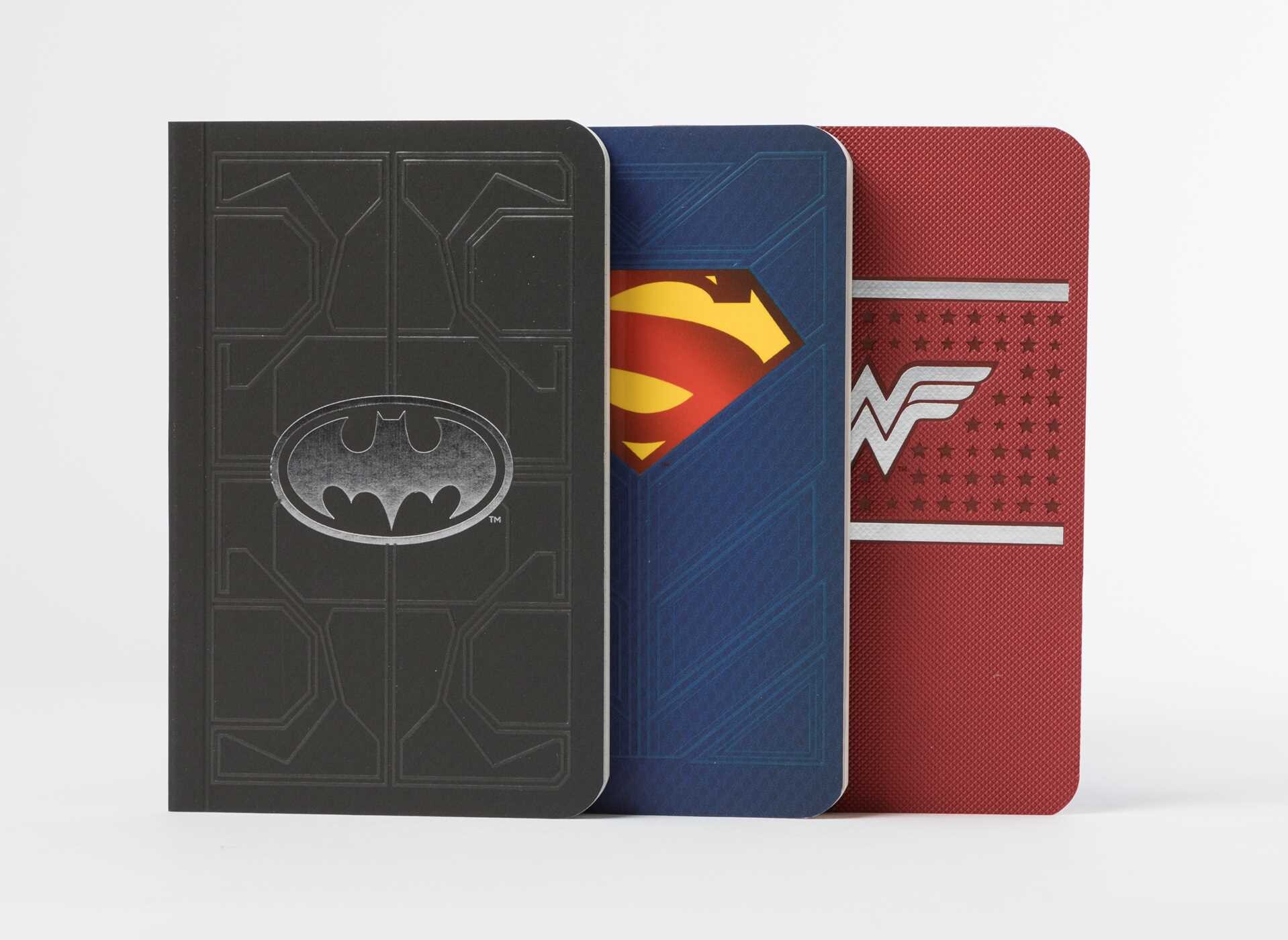 DC Comics Justice League Pocket Journal Collection (Set of 3) Book