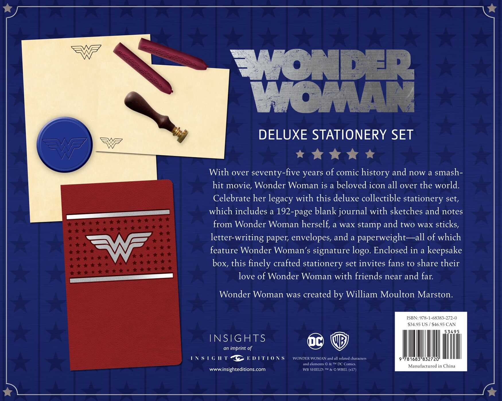 DC Comics: Wonder Woman Deluxe Stationery Set