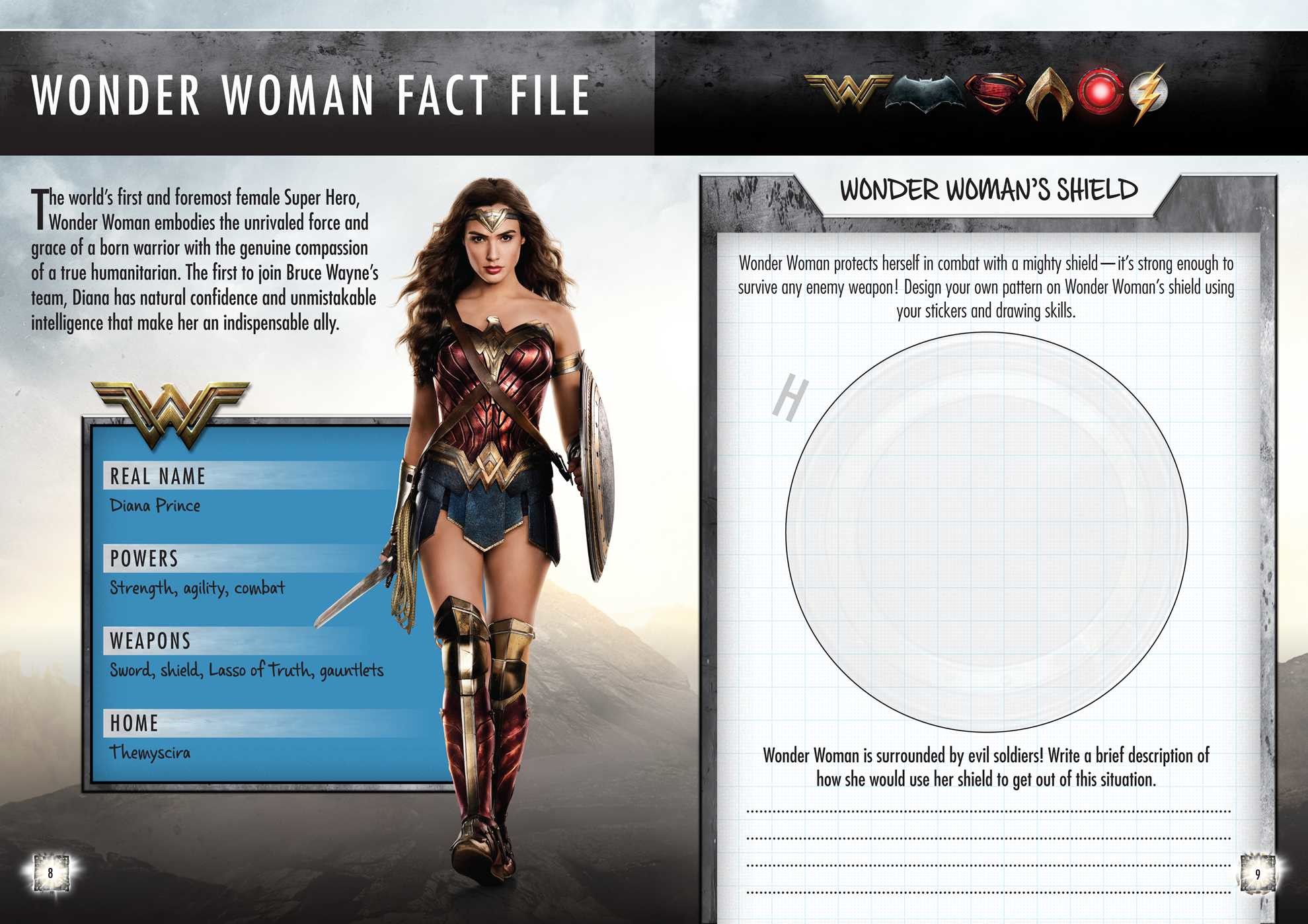 Justice League Mega Sticker Book