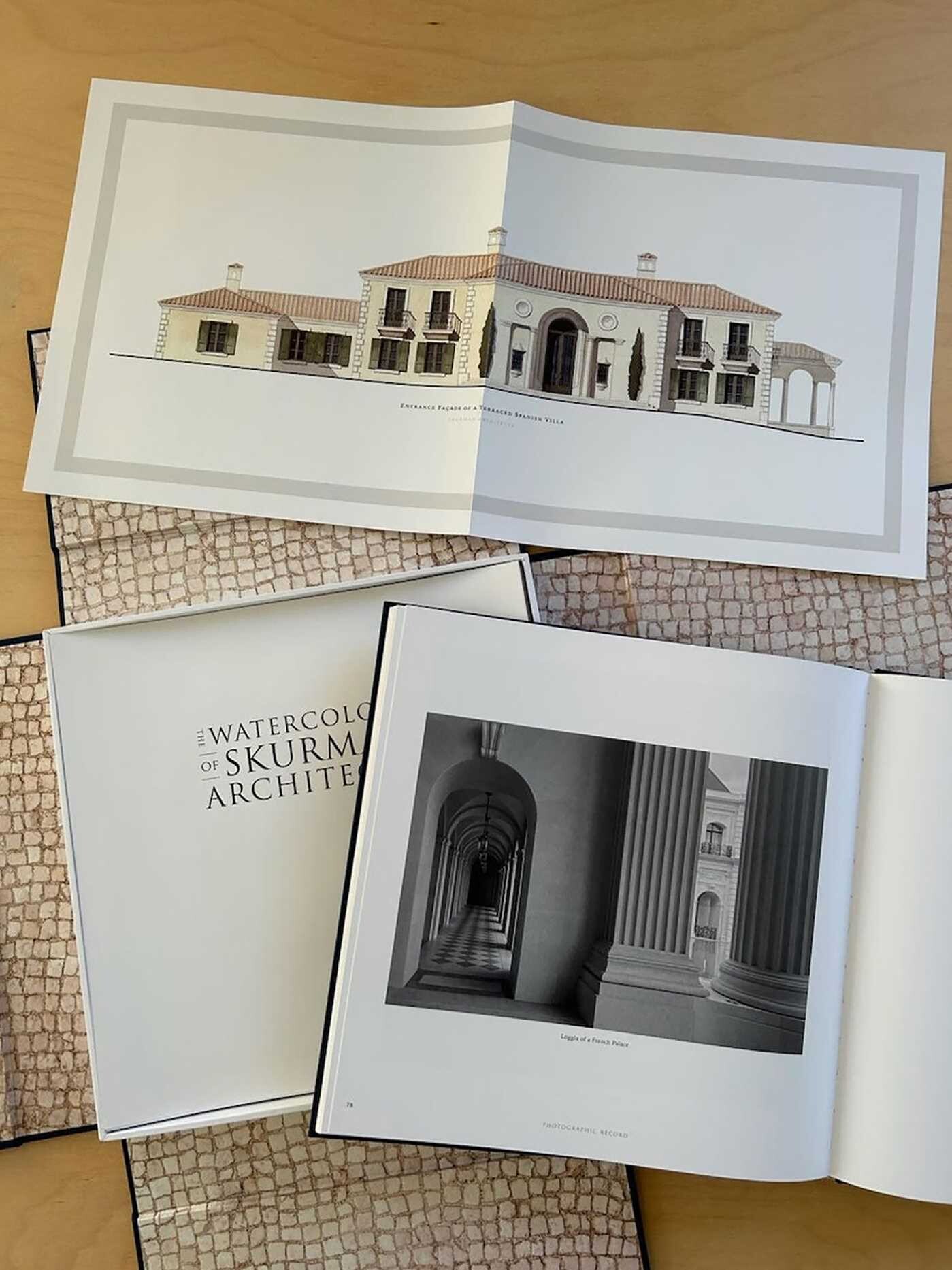 Watercolors of Skurman Architects