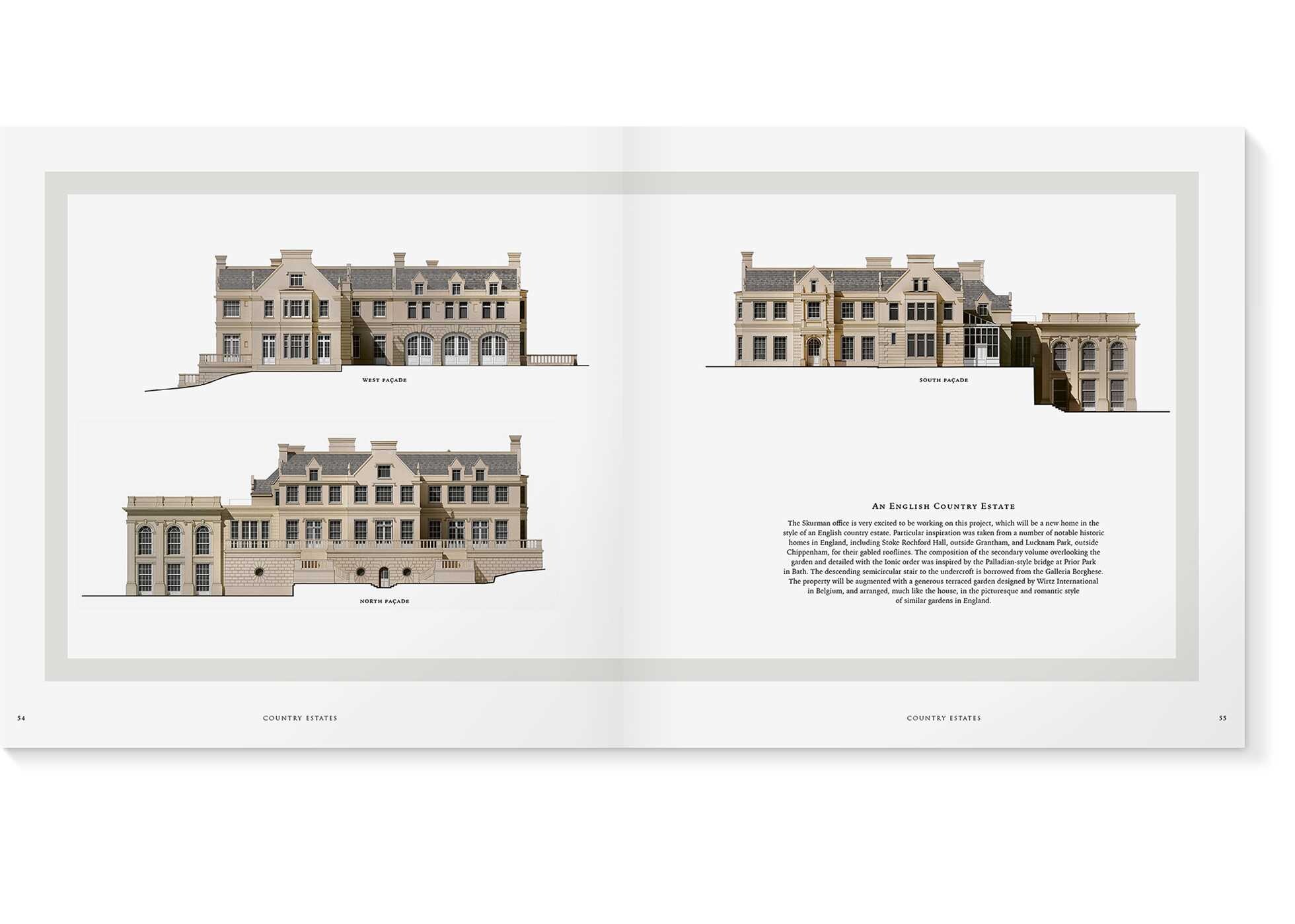 Watercolors of Skurman Architects