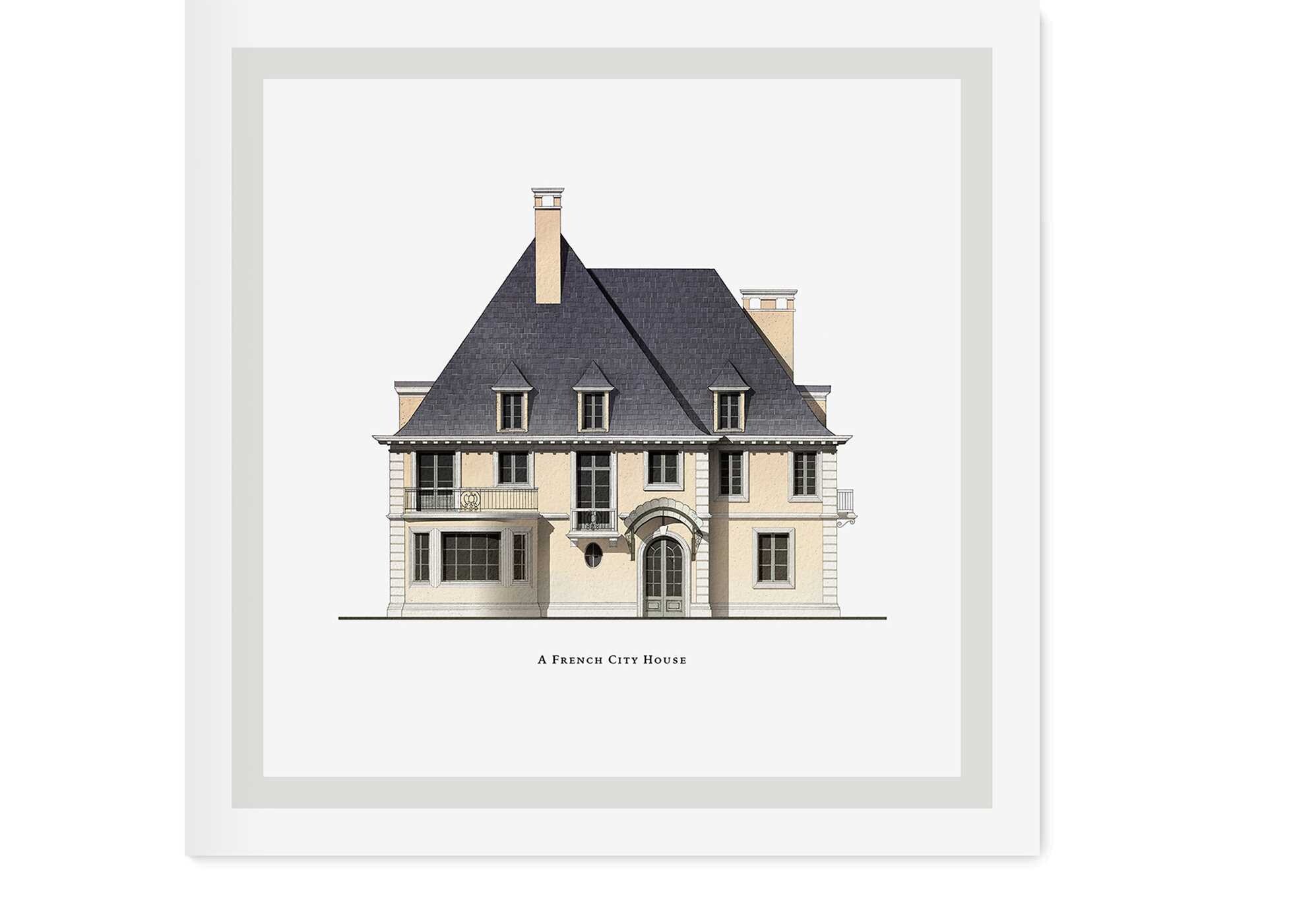 Watercolors of Skurman Architects