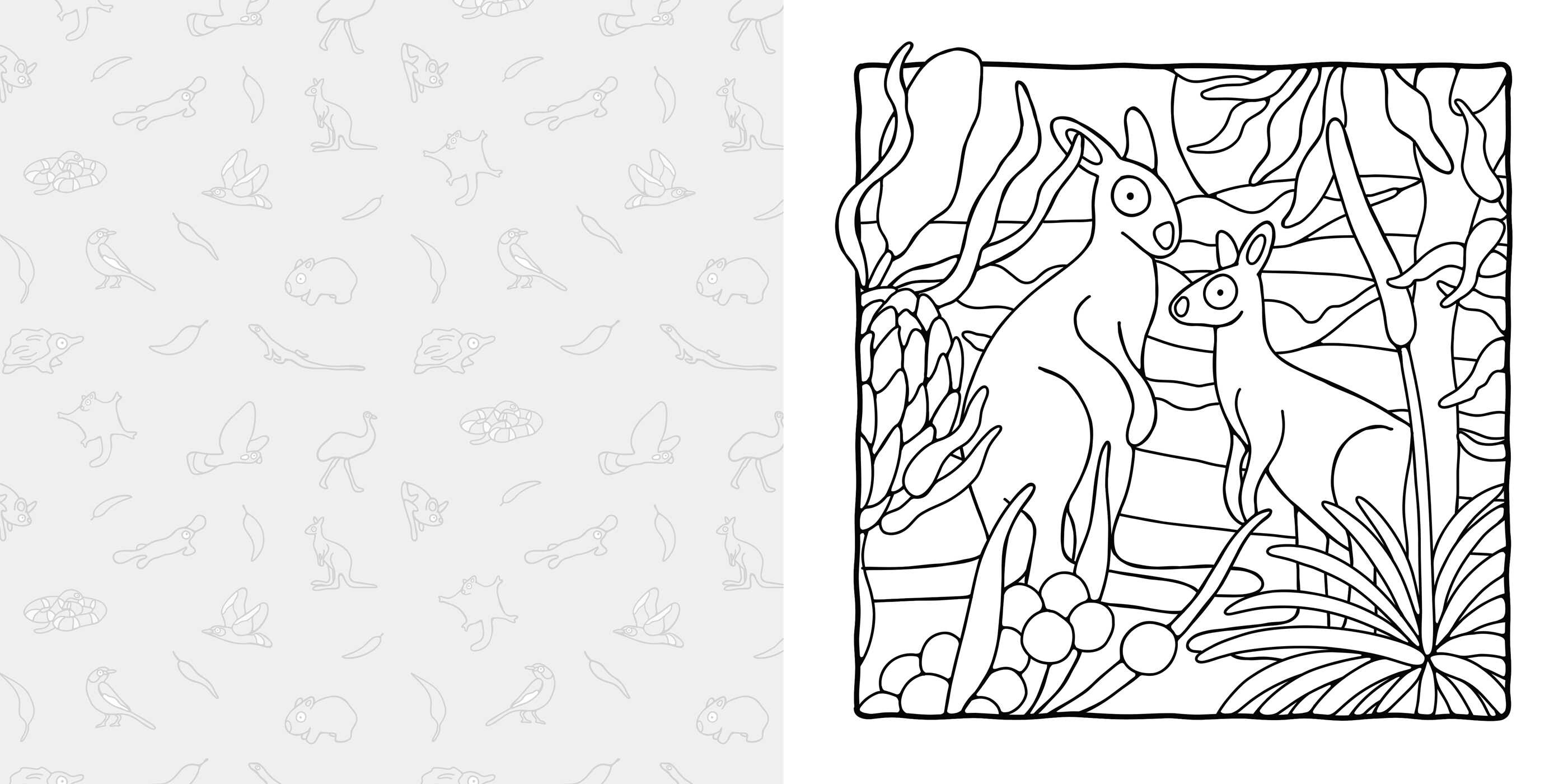Cruisy Colouring: Into the Bush