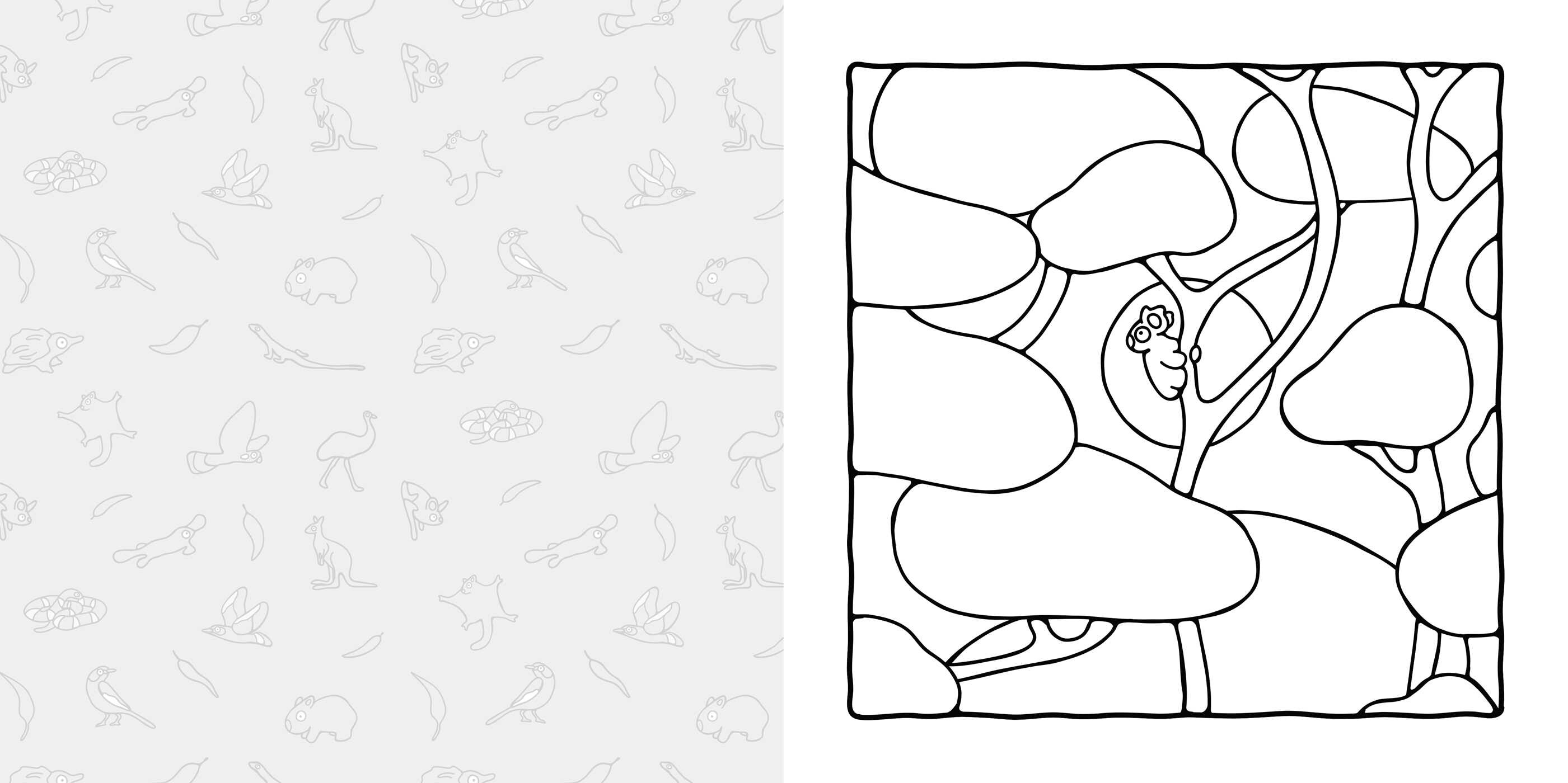 Cruisy Colouring: Into the Bush