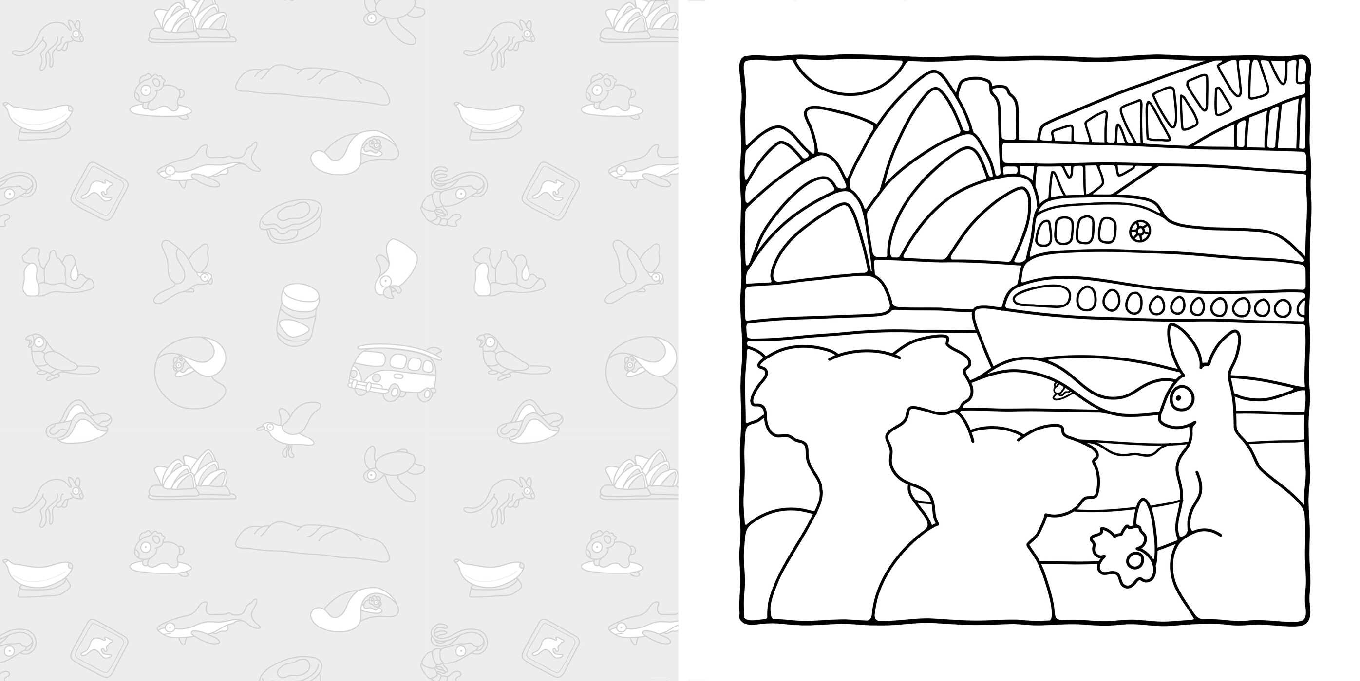 Cruisy Colouring: Aussie Road Trip