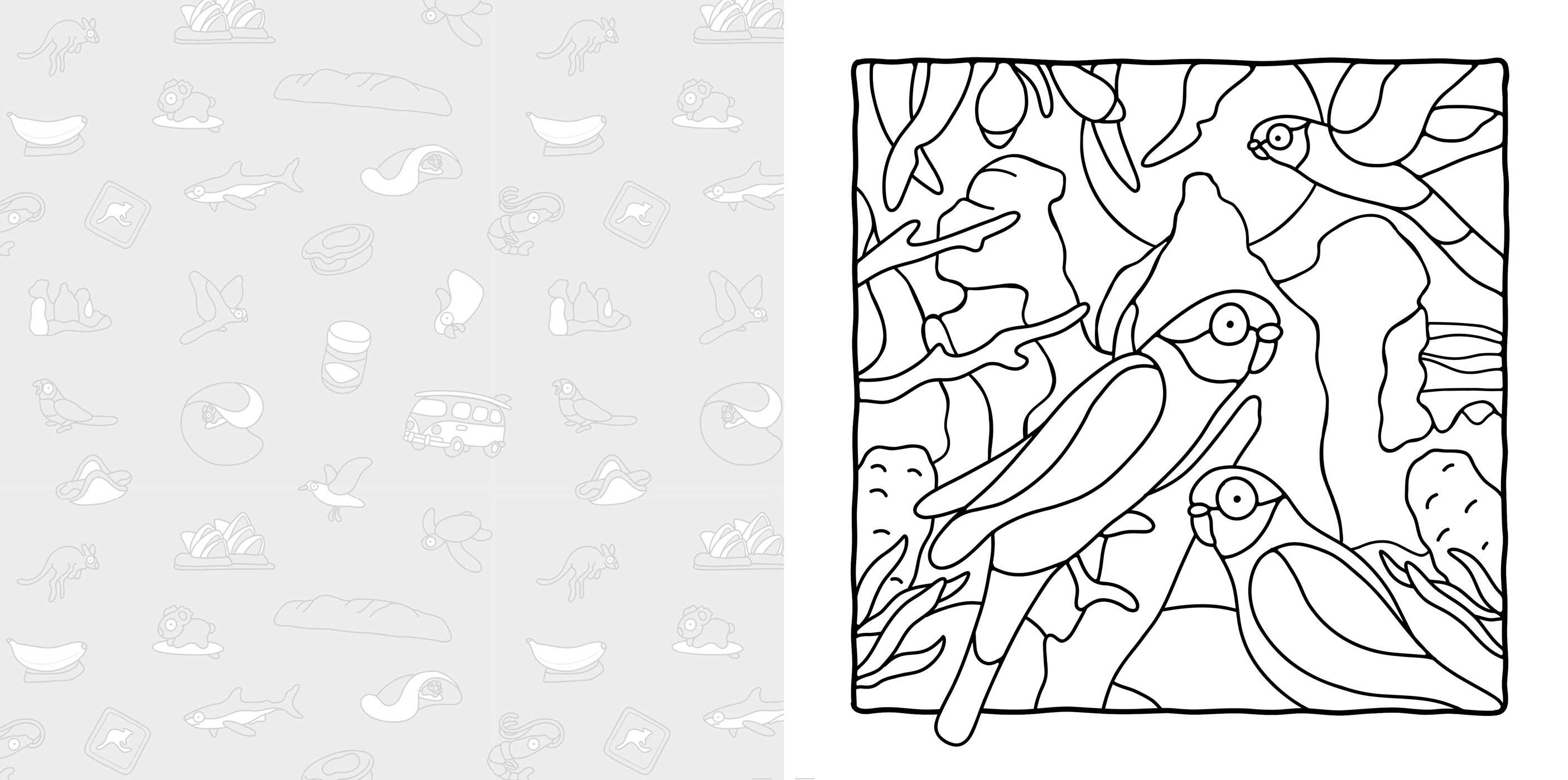 Cruisy Colouring: Aussie Road Trip