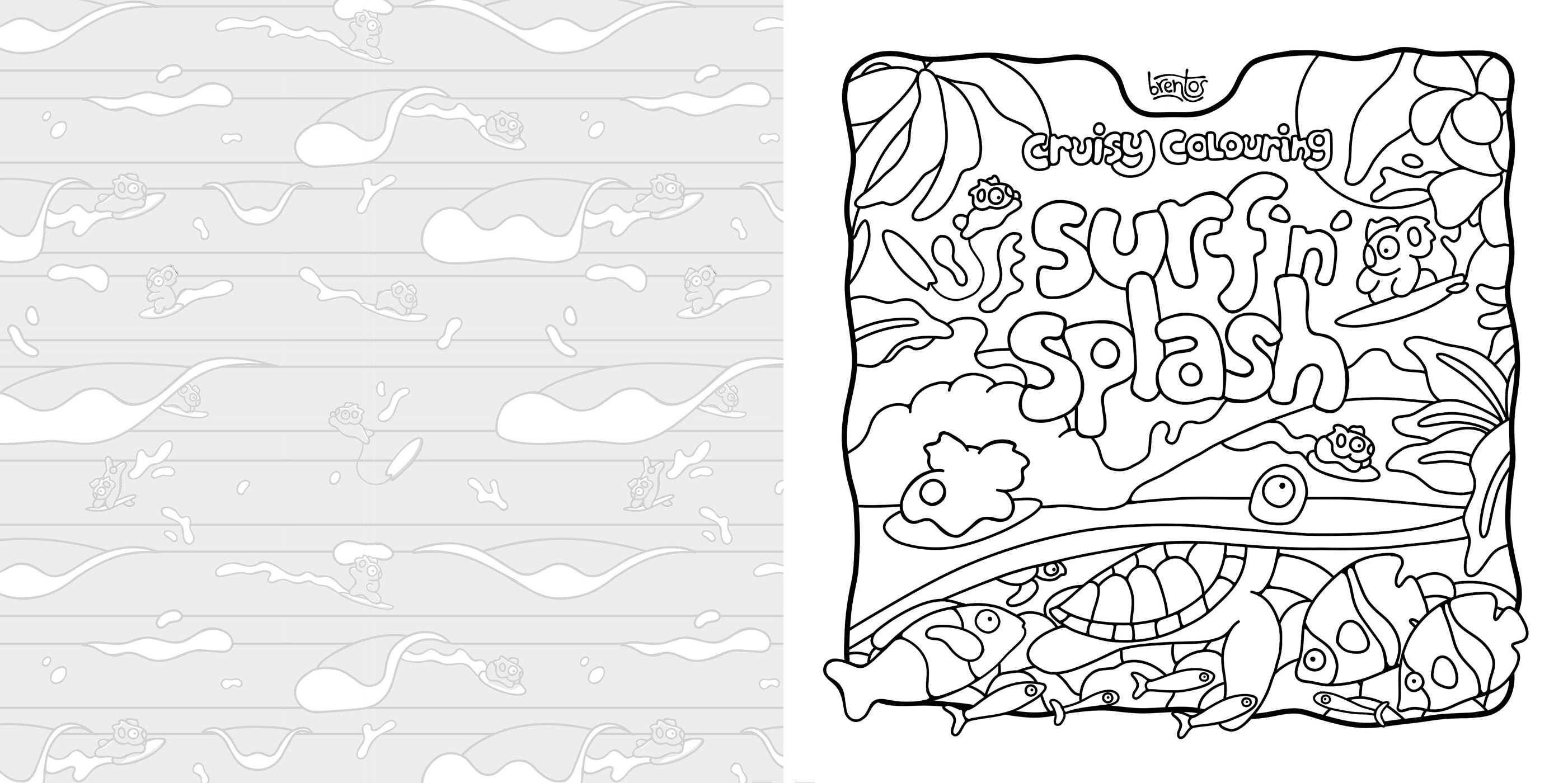 Cruisy Colouring: Surf 'n' Splash