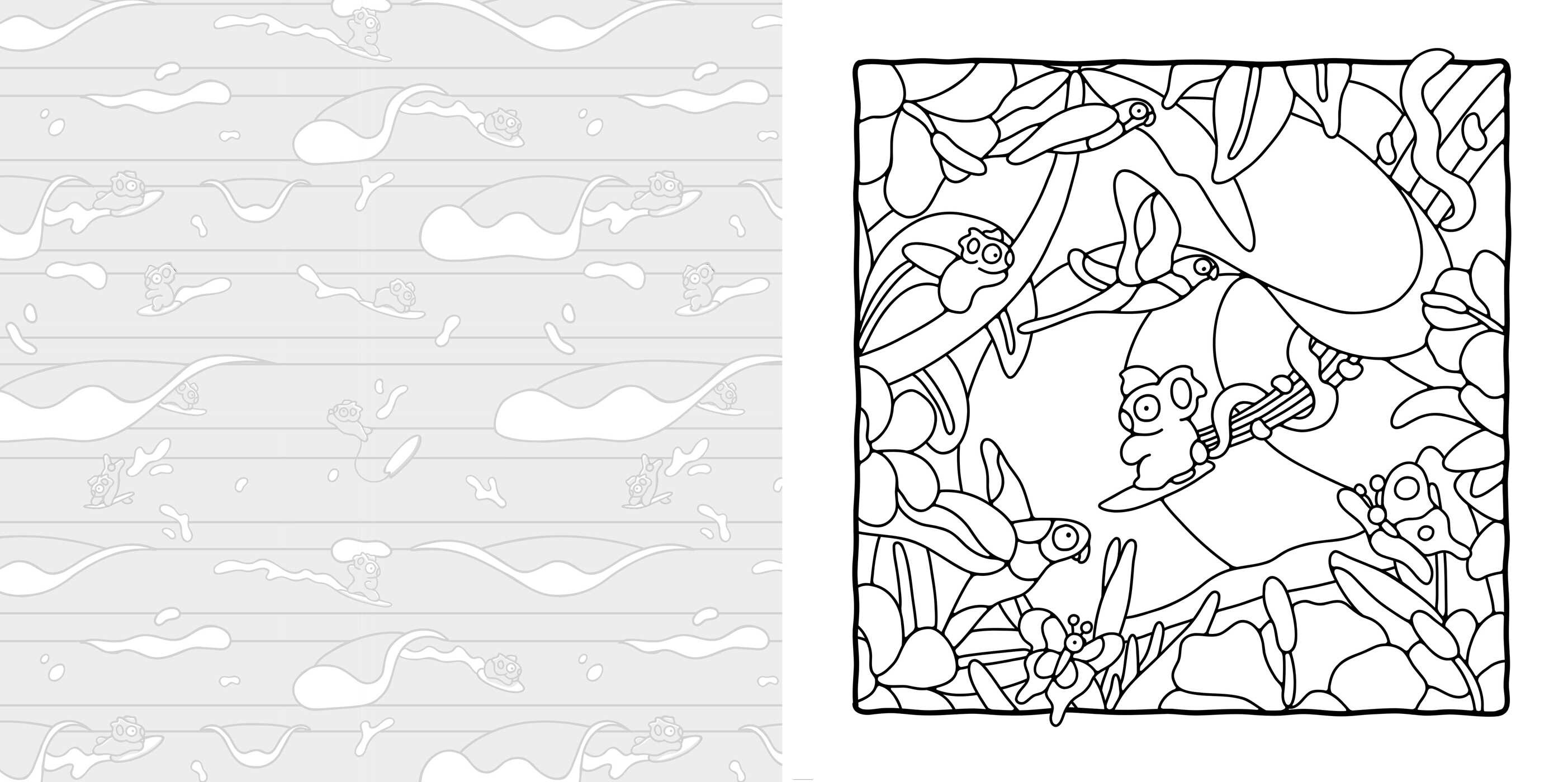 Cruisy Colouring: Surf 'n' Splash