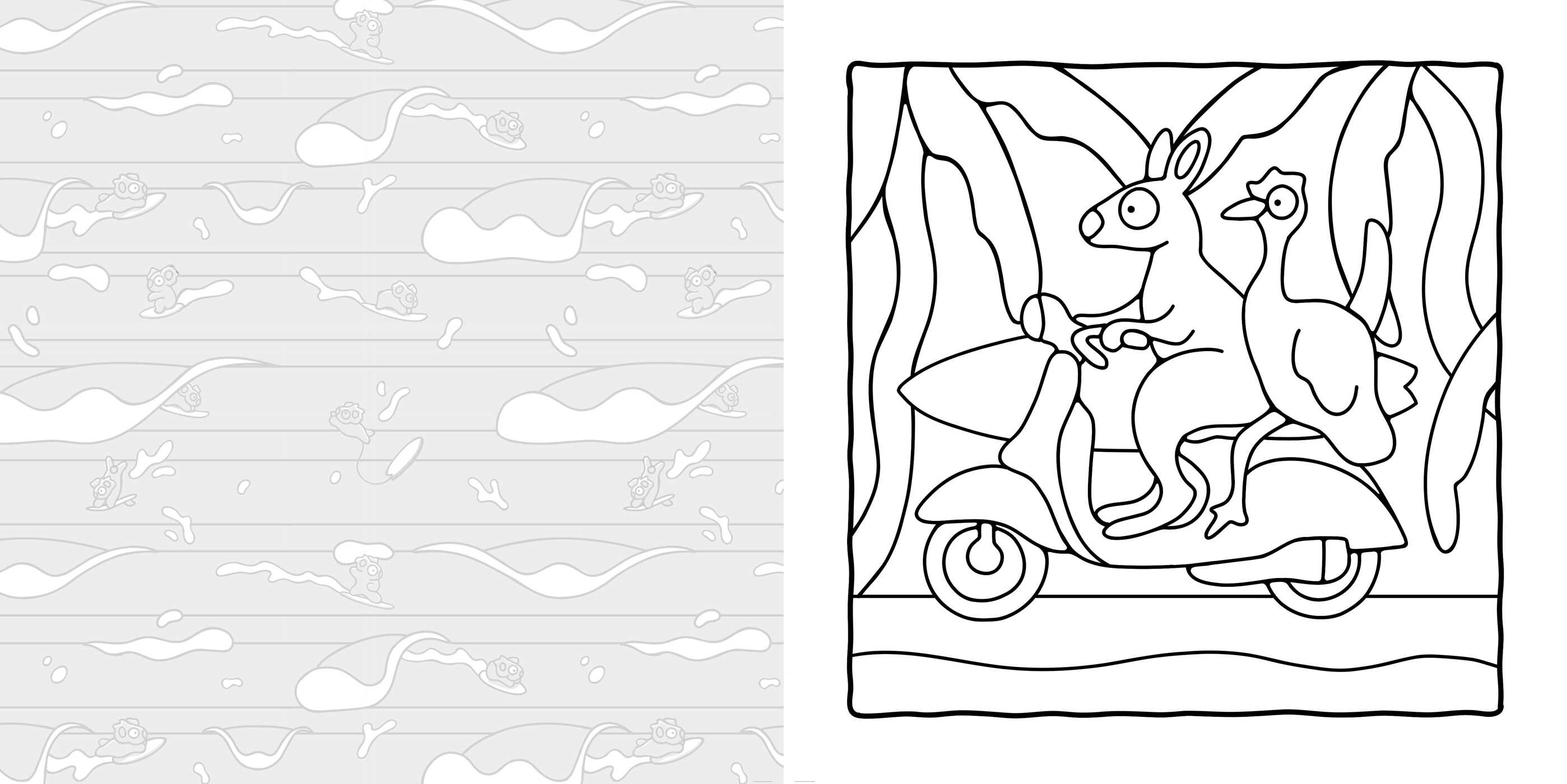 Cruisy Colouring: Surf 'n' Splash