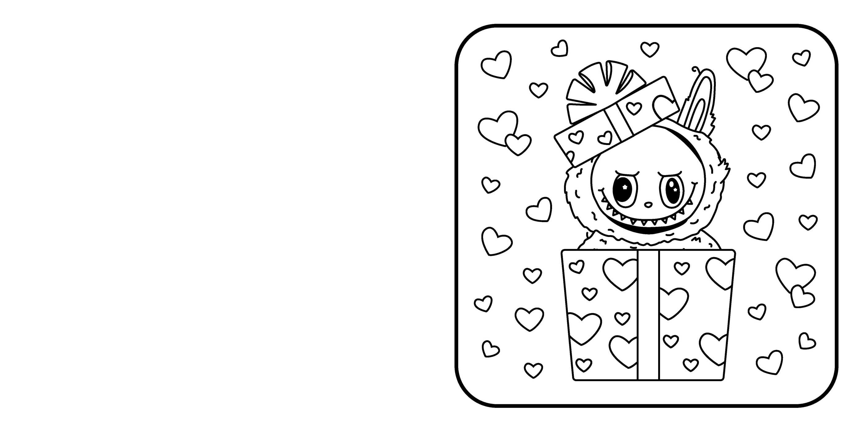 Lafufu in Love Cosy Colouring
