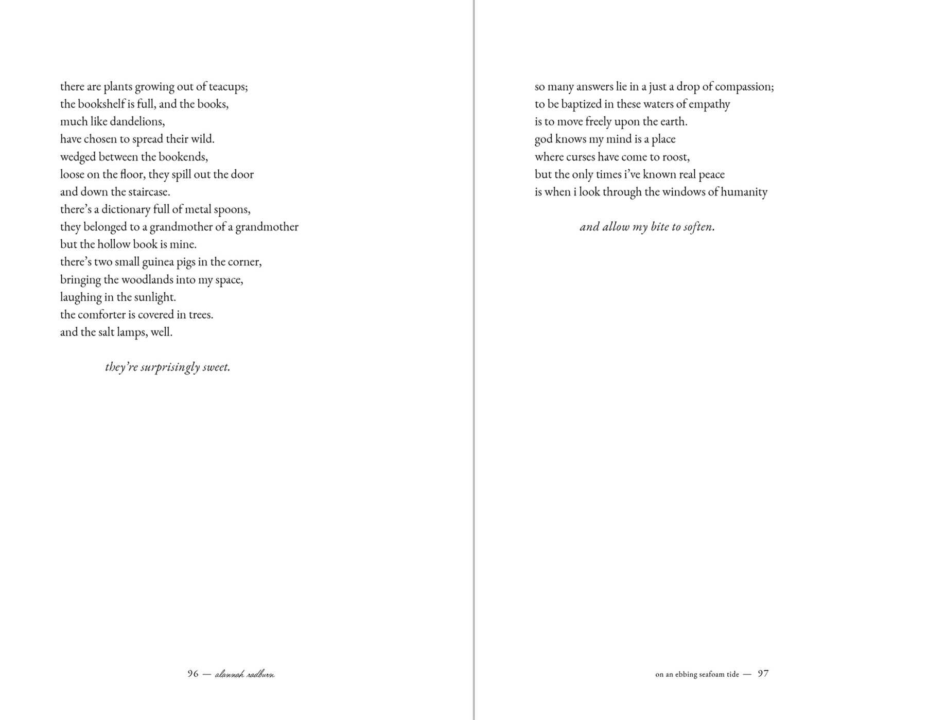 On an Ebbing Seafoam Tide