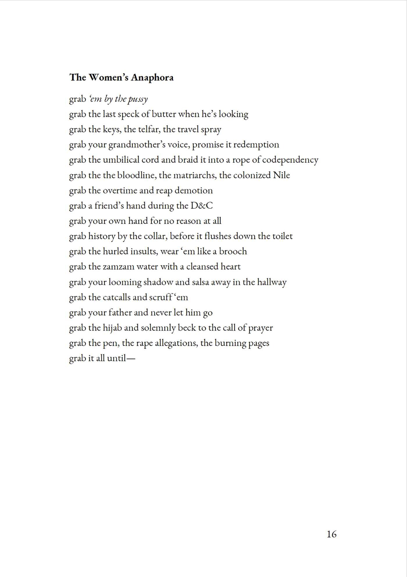 I Who Have Always Felt Words