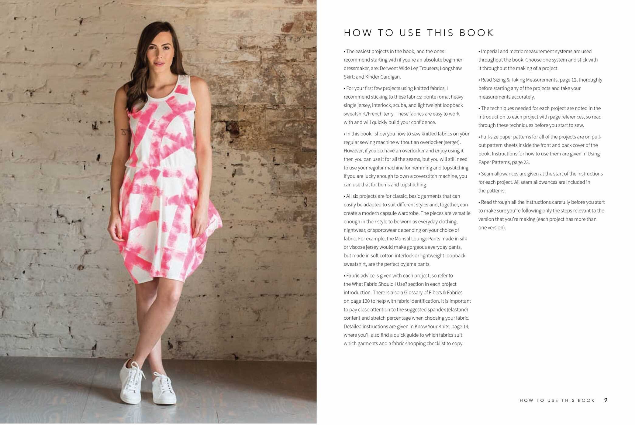 A Beginner's Guide to Sewing with Knitted Fabrics Book by Wendy Ward