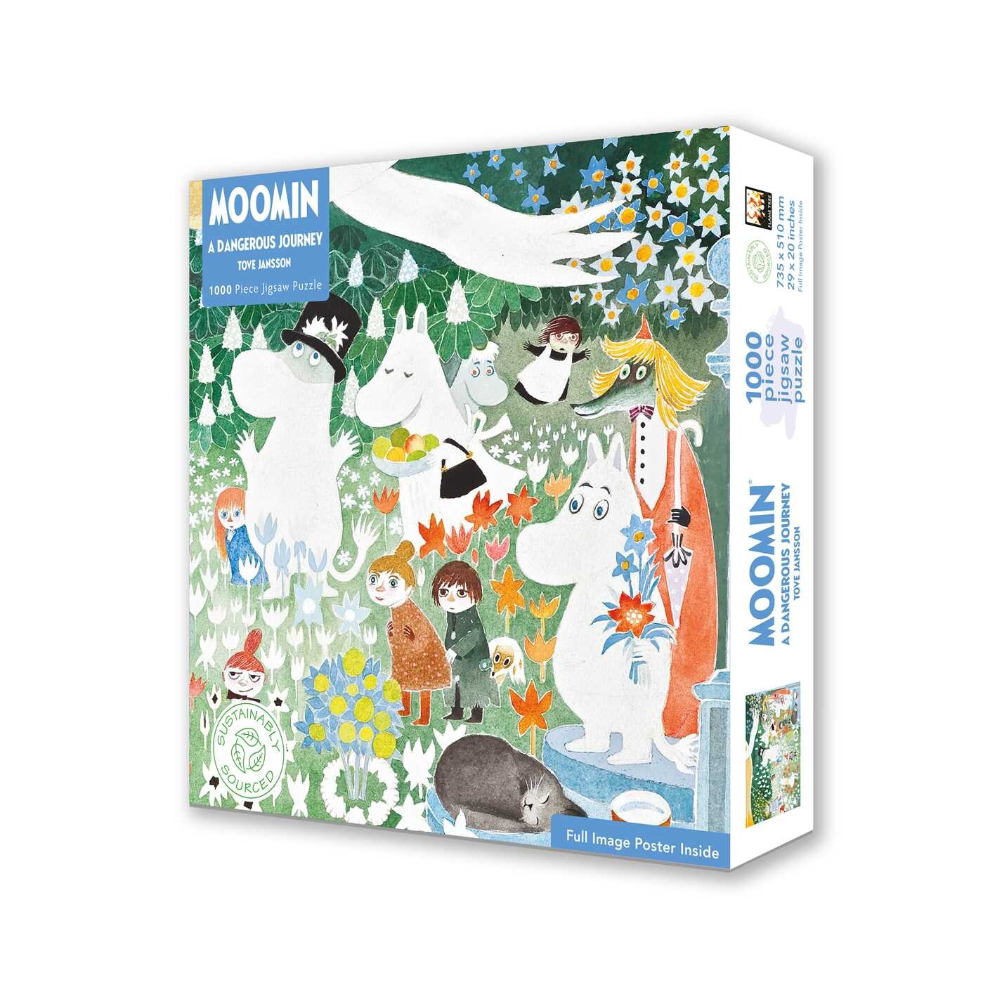 Adult Sustainable Jigsaw Puzzle Moomin: A Dangerous Journey