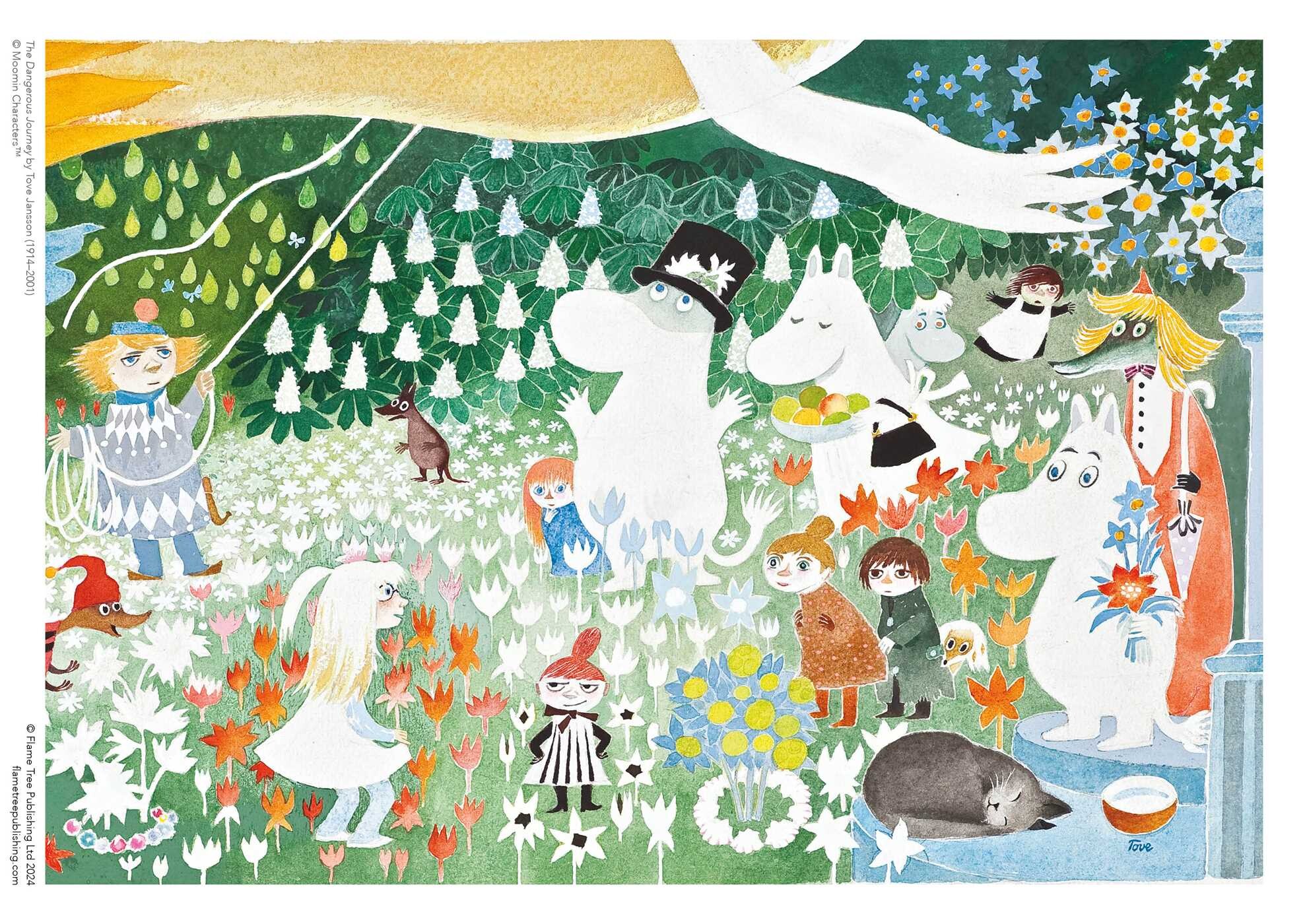 Adult Sustainable Jigsaw Puzzle Moomin: A Dangerous Journey