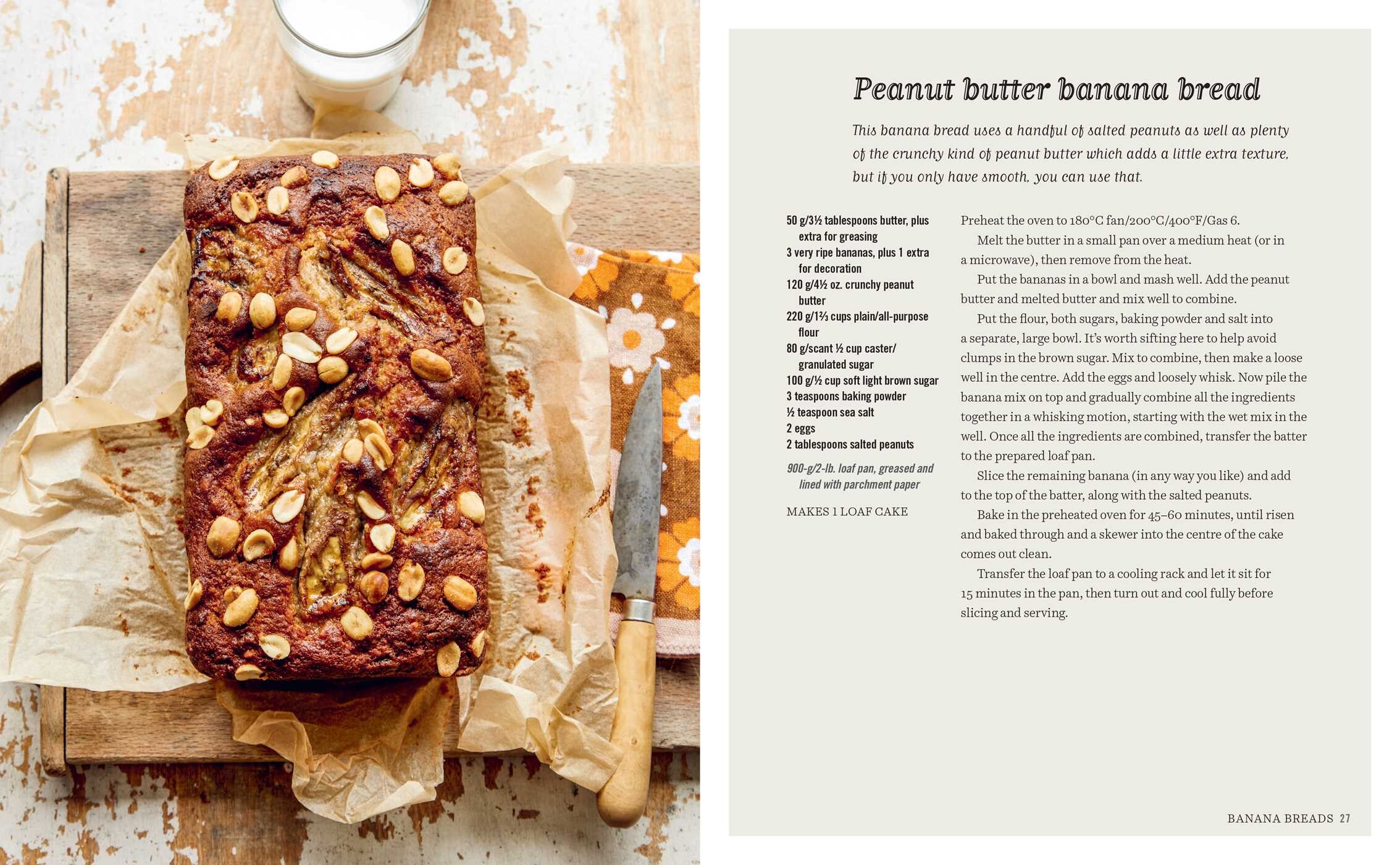 Banana breads, loaf cakes & other quick bakes