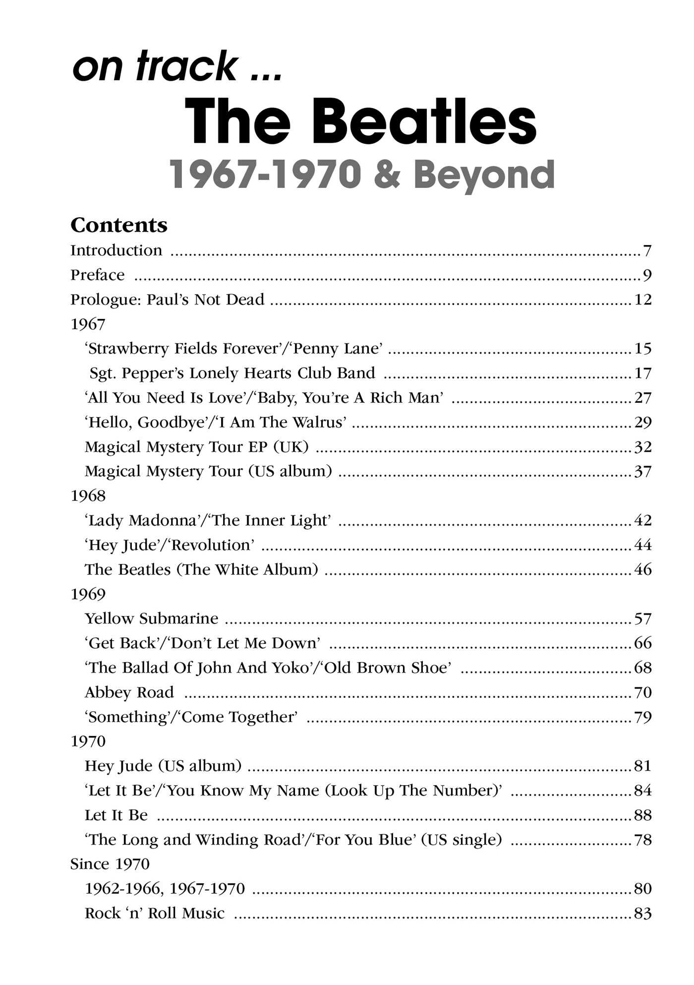 Beatles 1967-1970 & Beyond