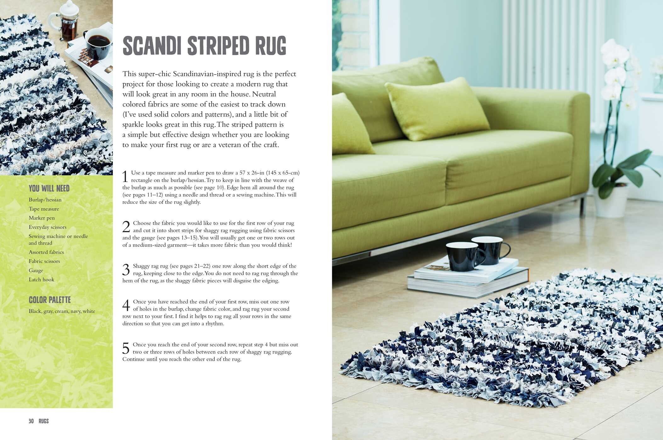 Books On Rag Rugs Rag Rugs, Pillows, and More | Book by Elspeth Jackson | Official ...