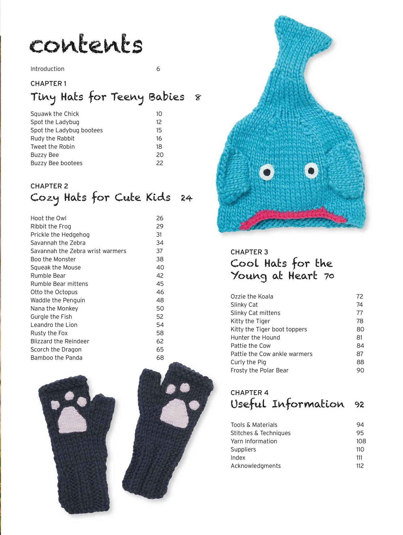 Knitted Animal Hats