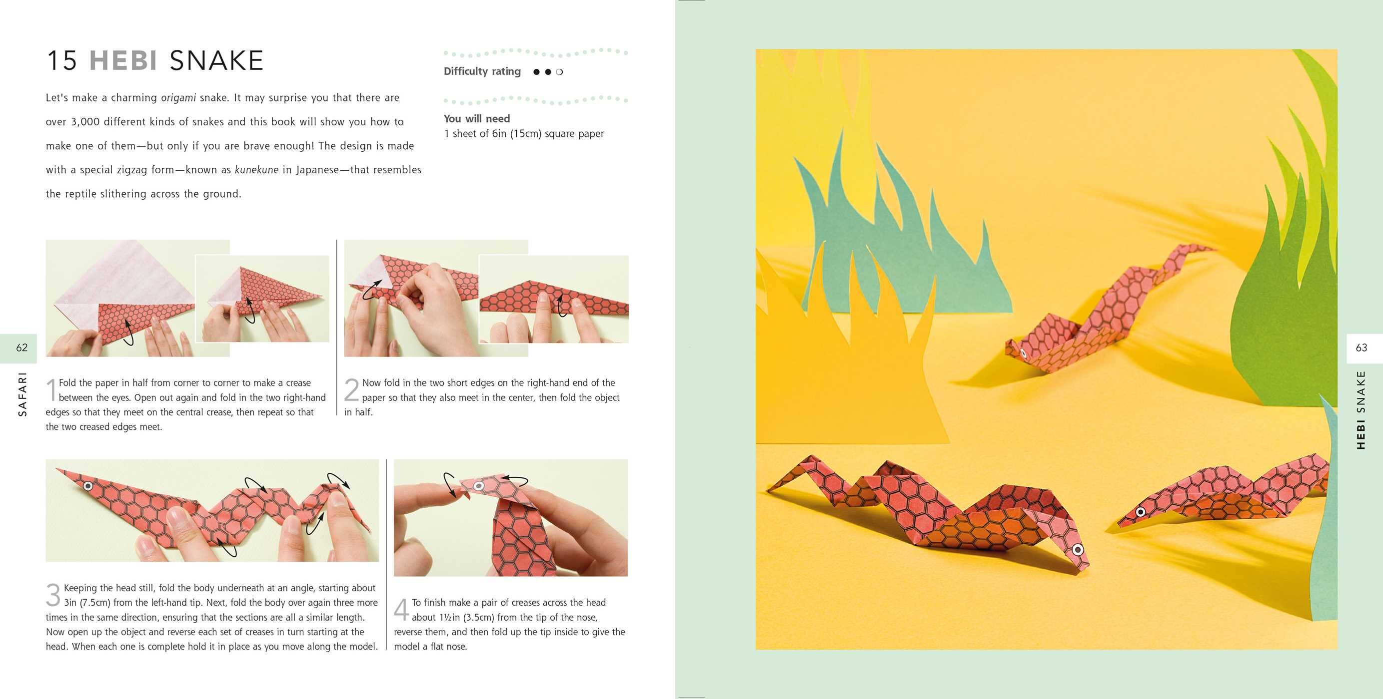 Origami Animals in the Wild