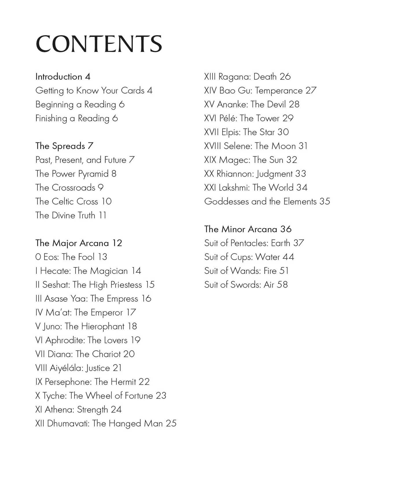 Mythic Goddess Tarot