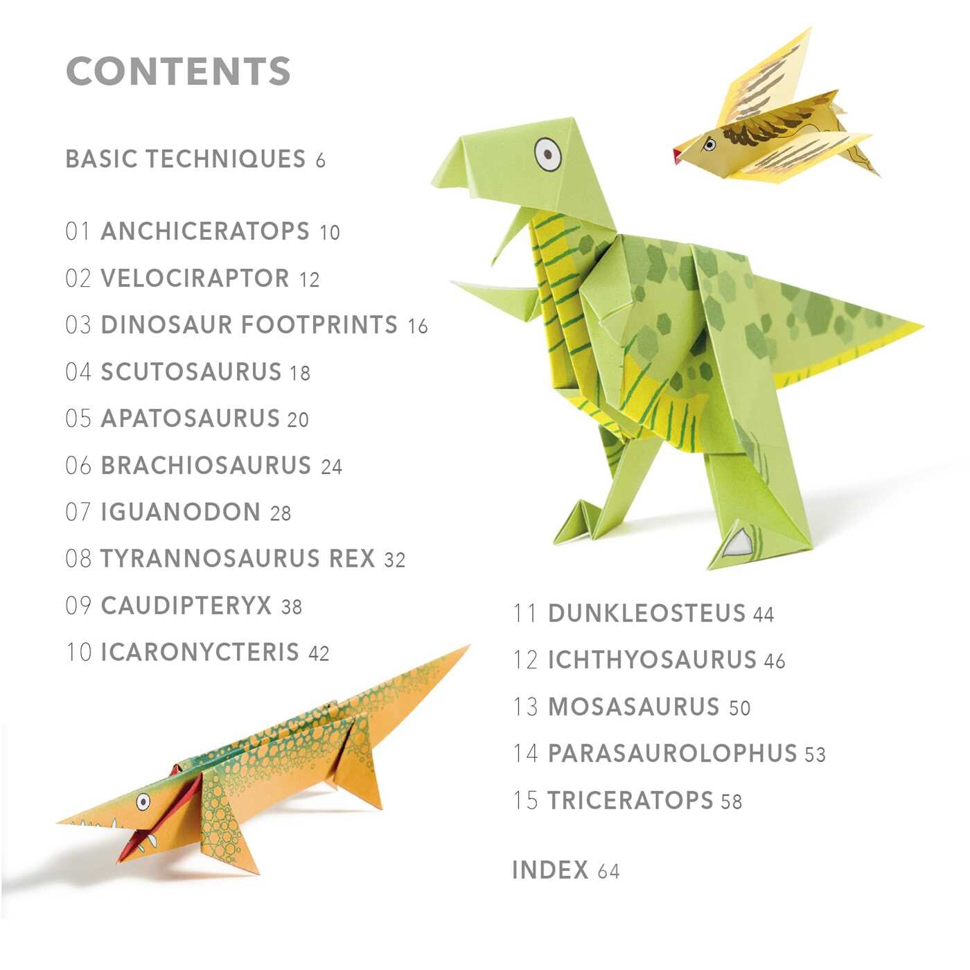 Origami Dinosaurs