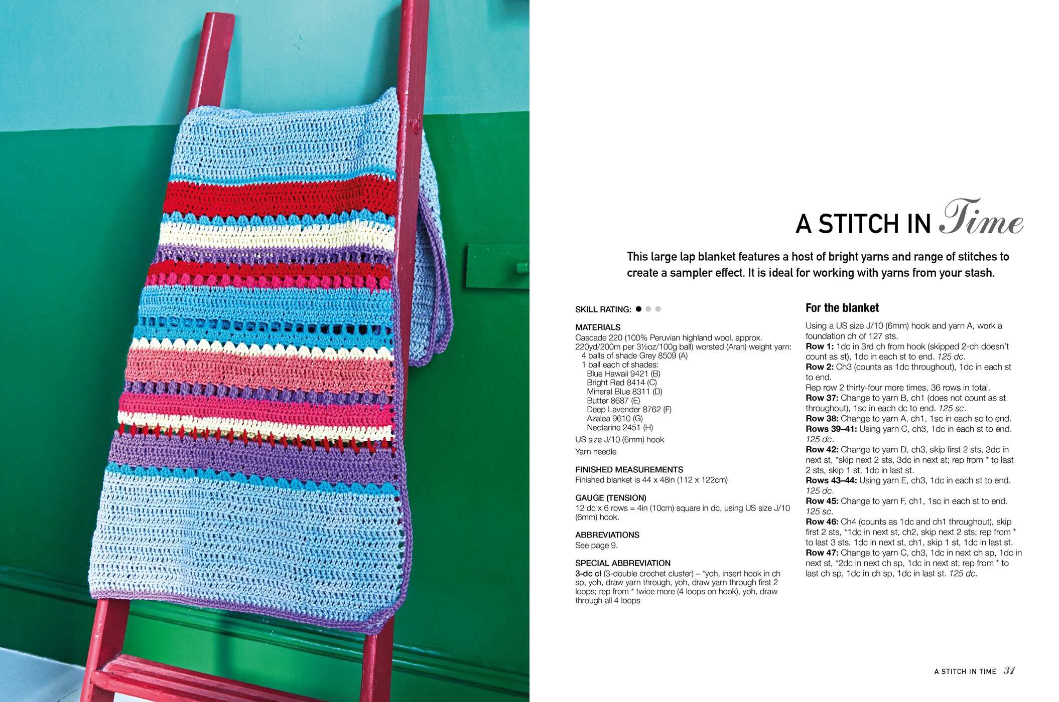 Modern Crocheted Blankets, Throws, and Pillows