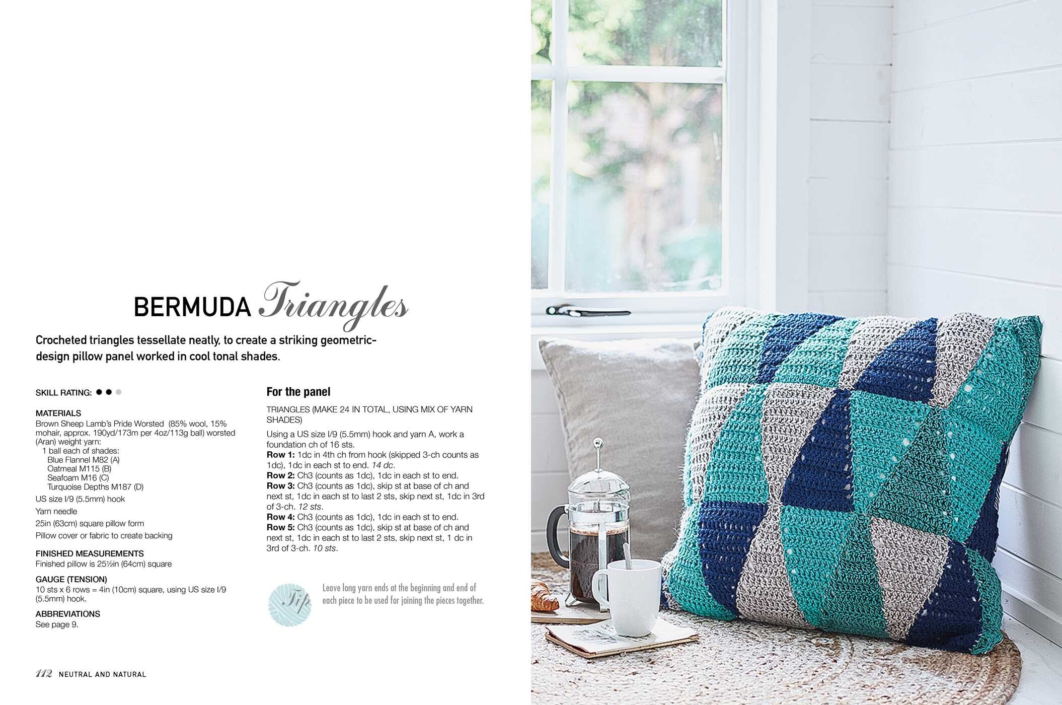 Modern Crocheted Blankets, Throws, and Pillows